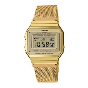Reloj CASIO A700WMG-9A Resina Unisex Dorado
