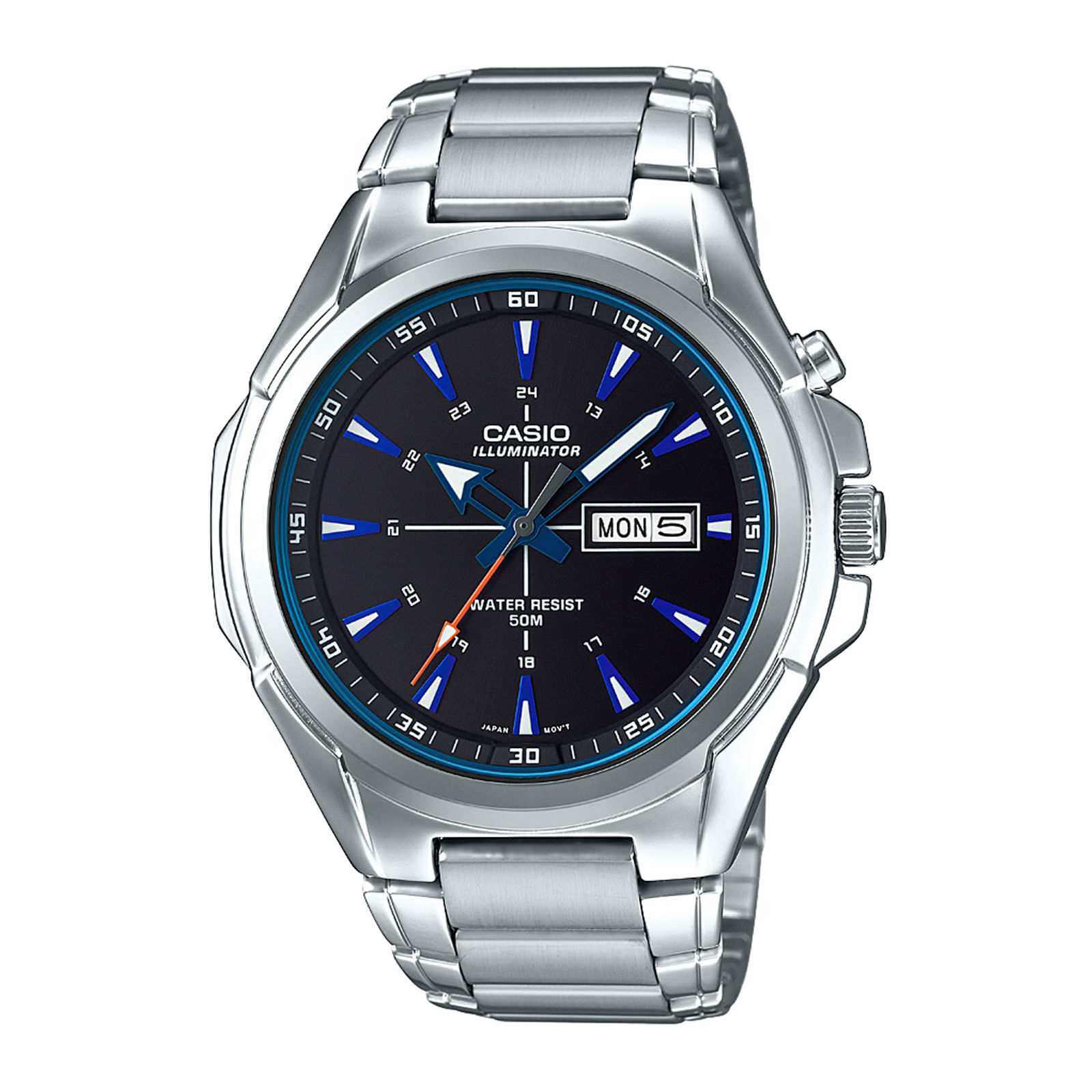 Reloj CASIO MTP-E200D-1A2 Acero Hombre Plateado