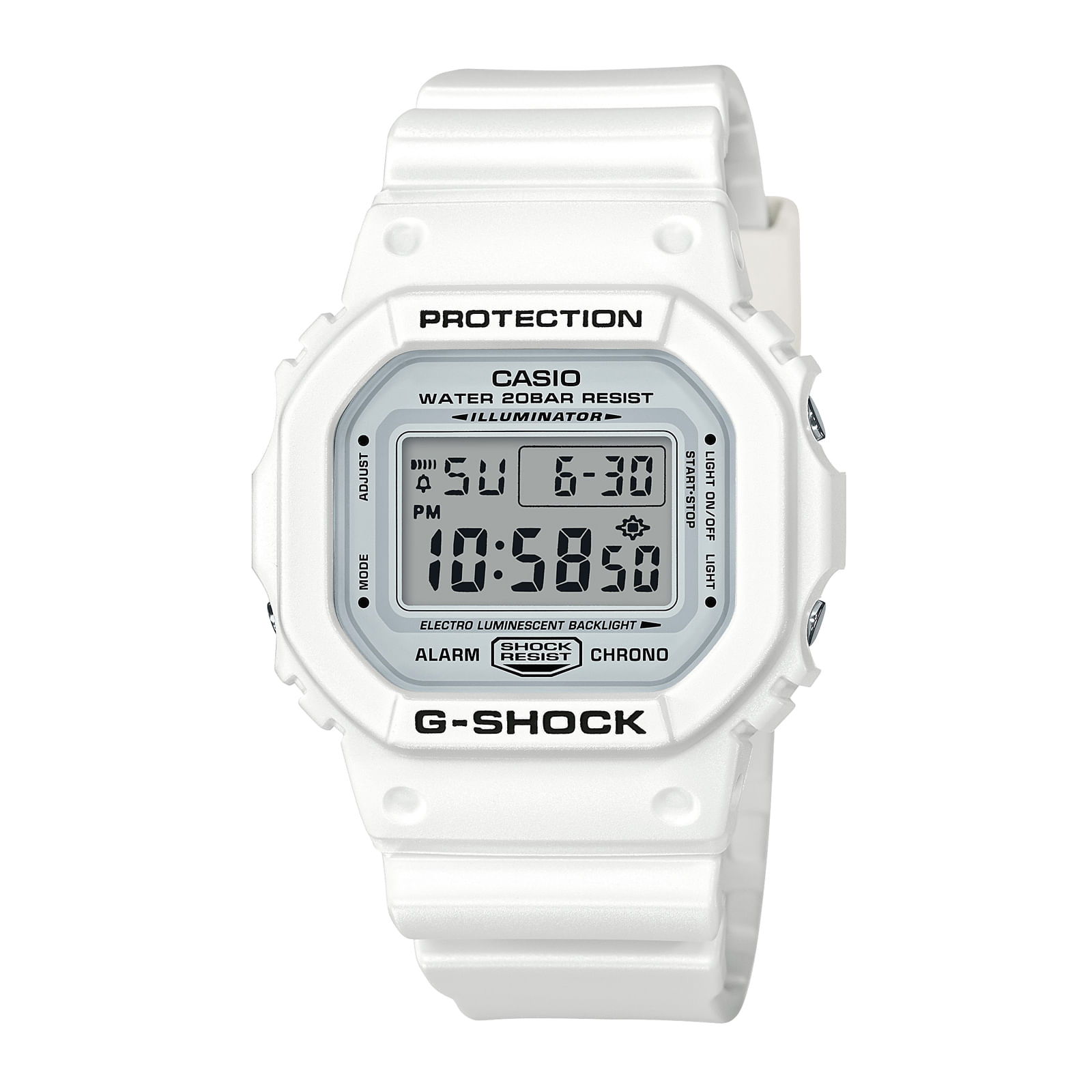 Reloj G-SHOCK DW-5600MW-7D Resina Hombre Blanco Btime