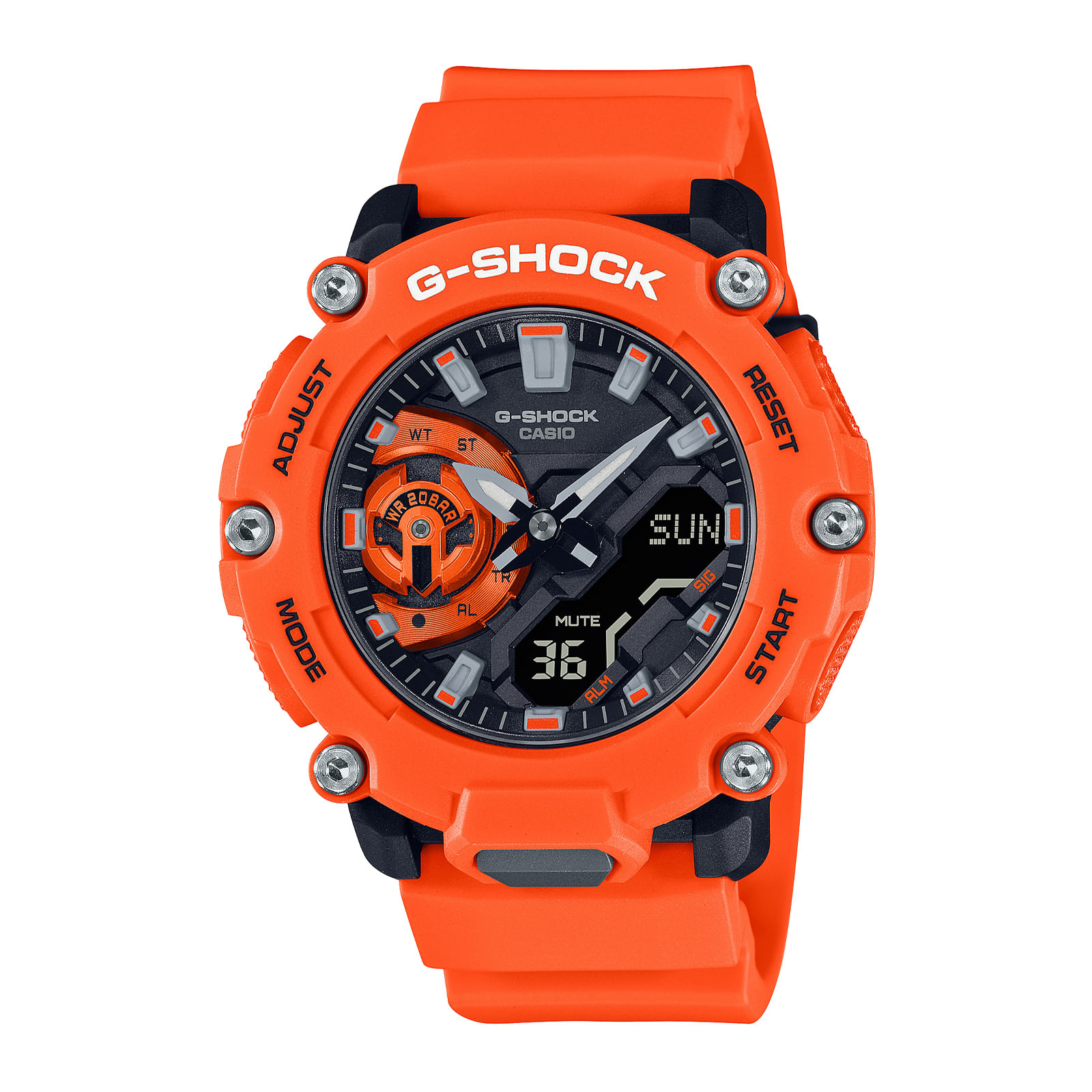 Reloj G-SHOCK GA-2200M-4A Resina Hombre Naranja - Btime
