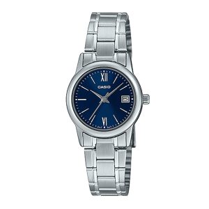 Reloj Casio LTP-1215A-2A pulsera plateado Azul