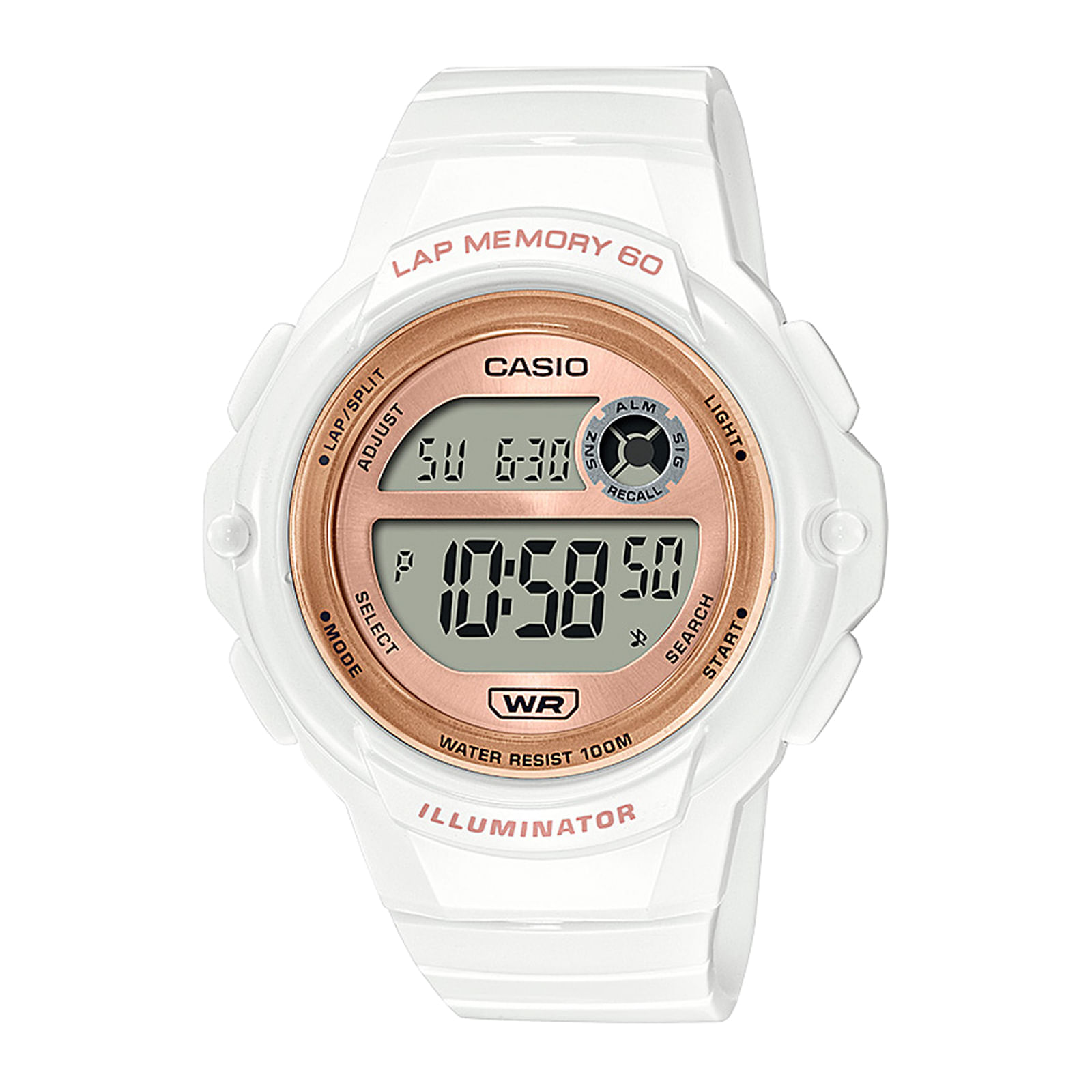 Reloj CASIO LWS-1200H-7A2 Resina Mujer Blanco - Btime