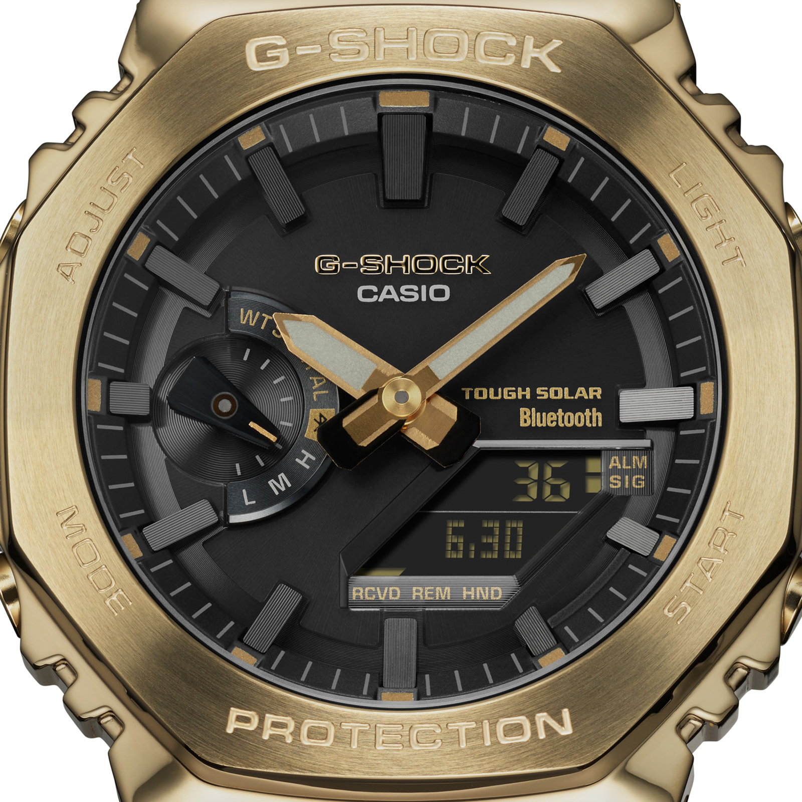 ✨Reloj G-Shock Pro de hombre en acero dorado, GM-B2100GD-9AER.