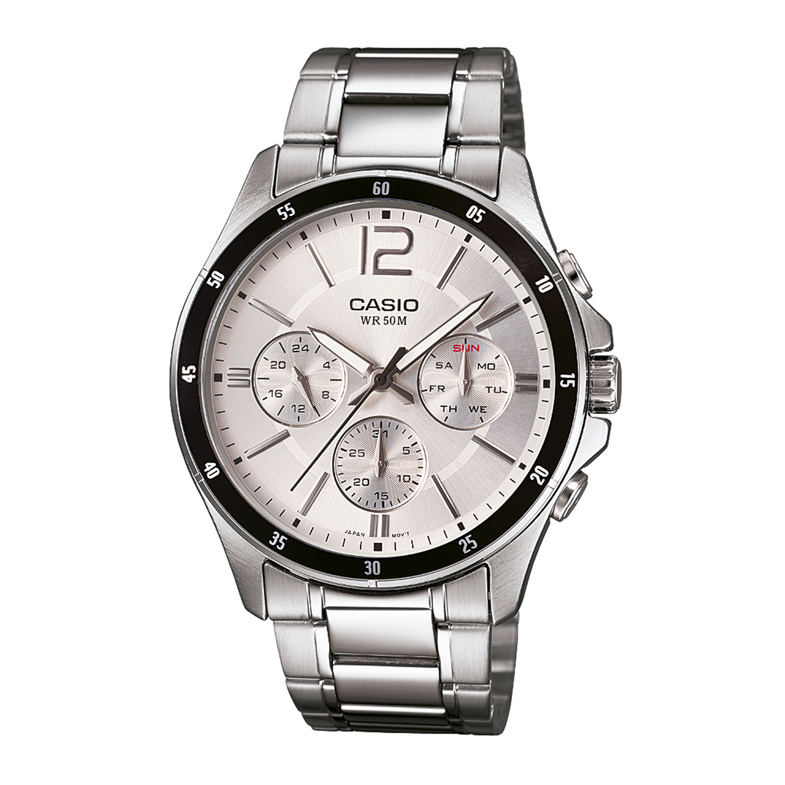 Reloj CASIO MTP-1374D-7A Acero Hombre Plateado