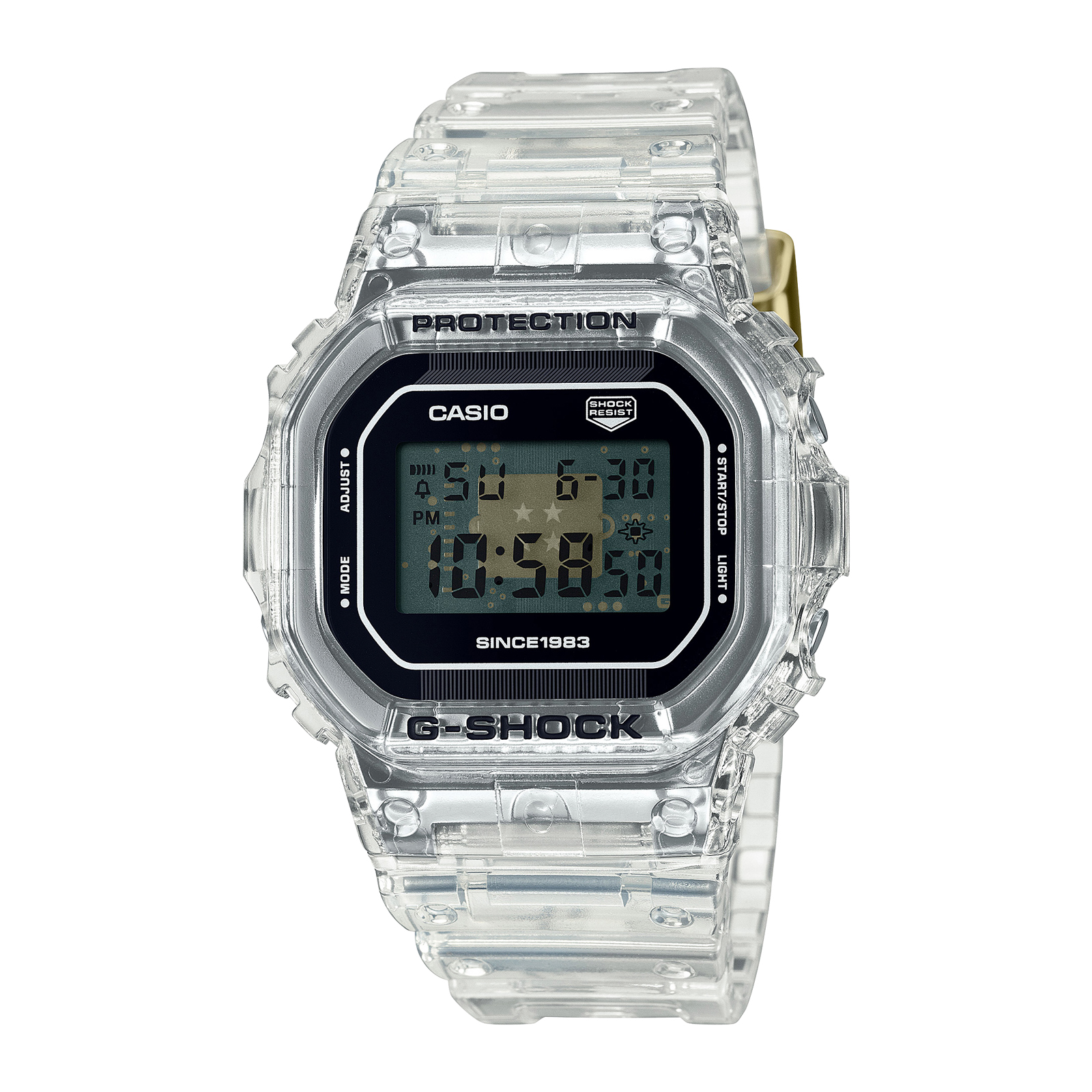 Reloj G-SHOCK DW-5040RX-7D Resina/Acero Hombre Transparente - Btime