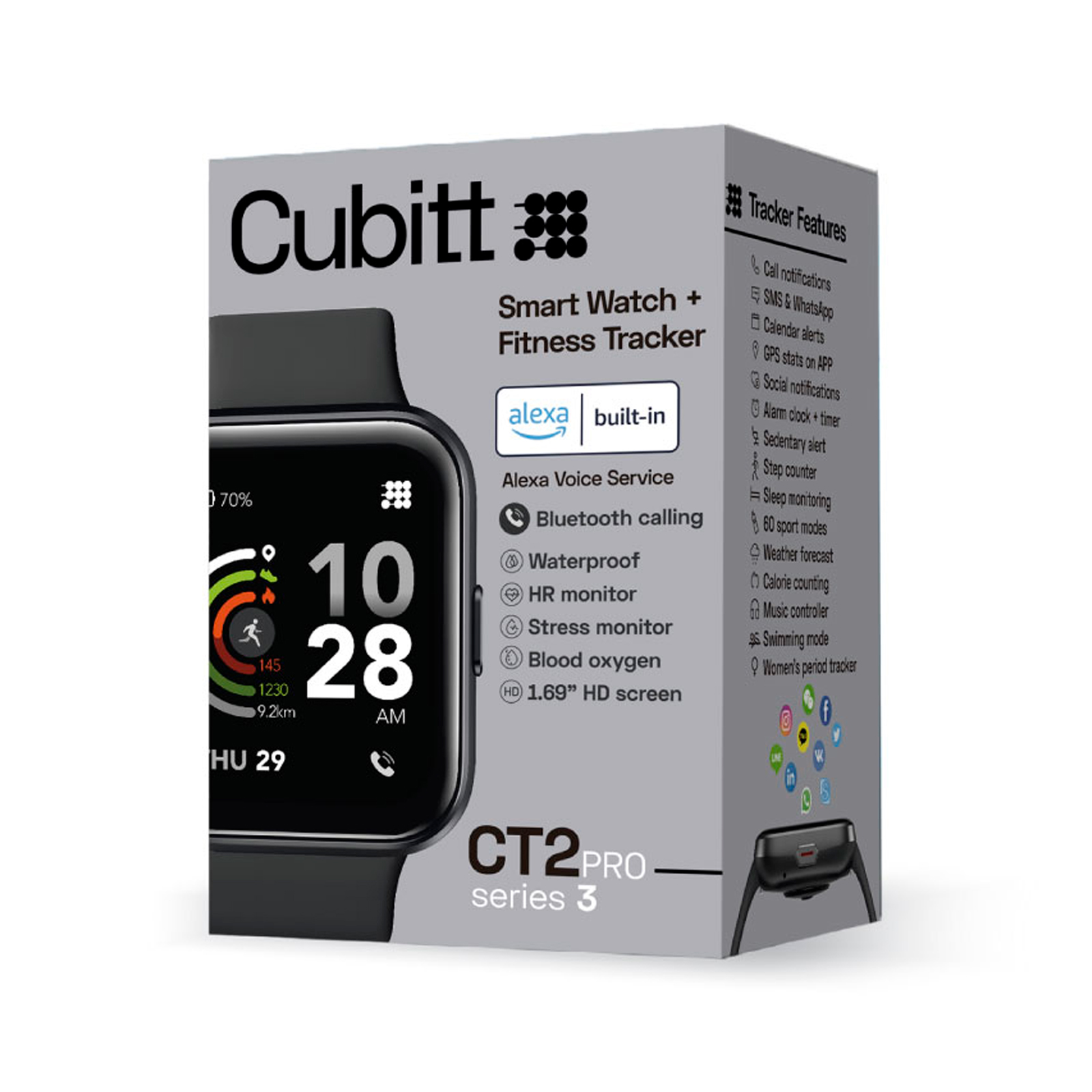 Smartwatch CUBITT CT2 PRO S3 Verde