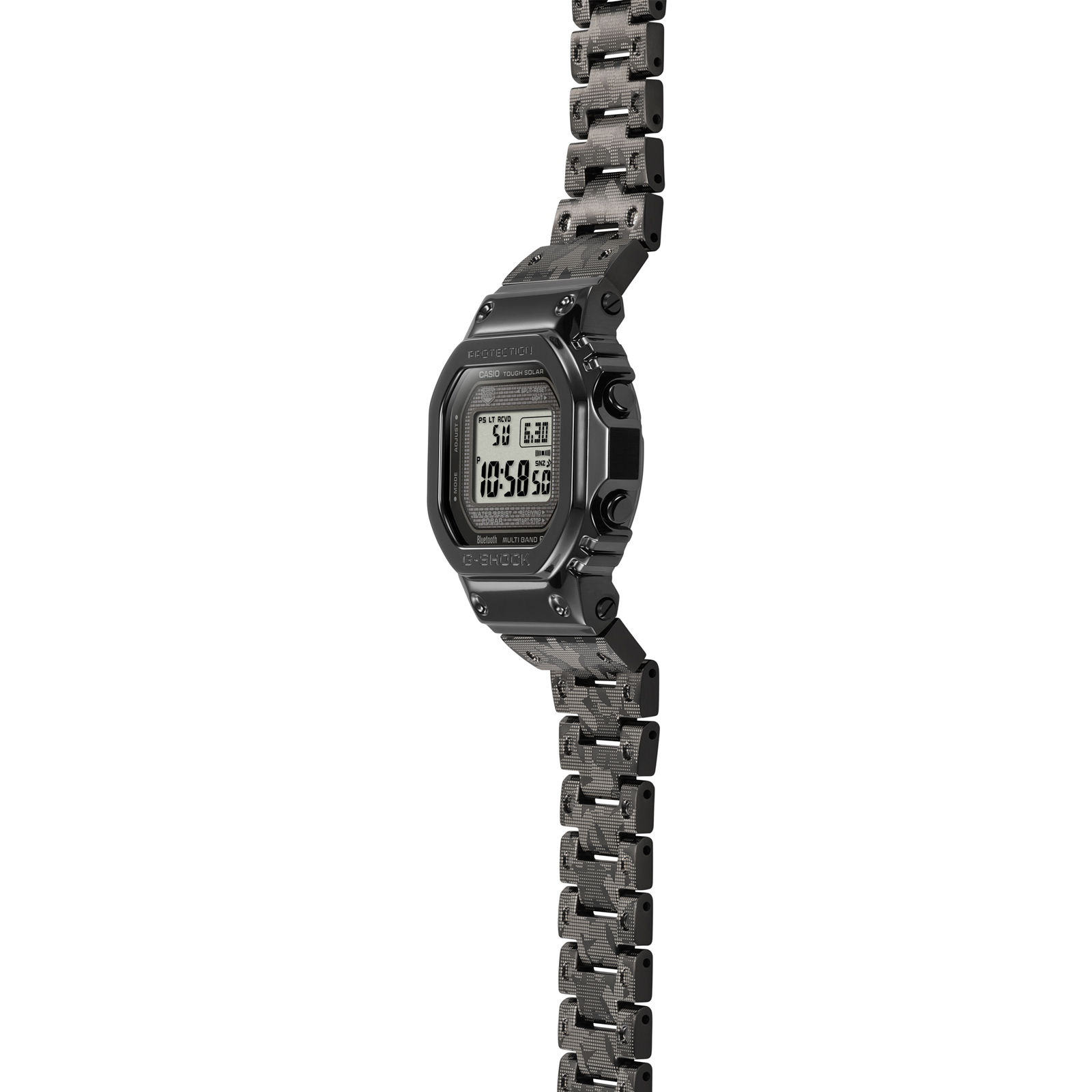 G-Shock Casio GMWB5000EH-1 Reloj digital de metal completo negro para  hombre, Negro -, Digital