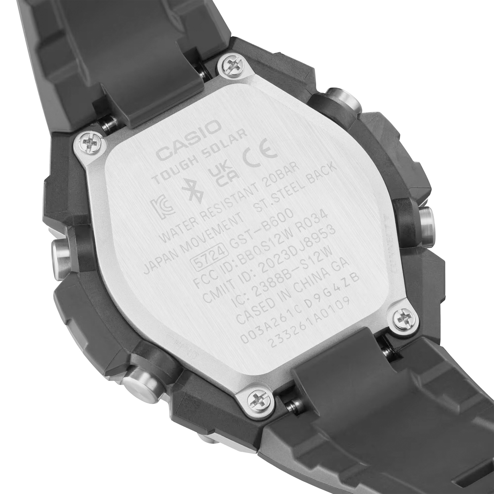 Reloj G-SHOCK GST-B600-1A Resina/Acero Hombre Plateado