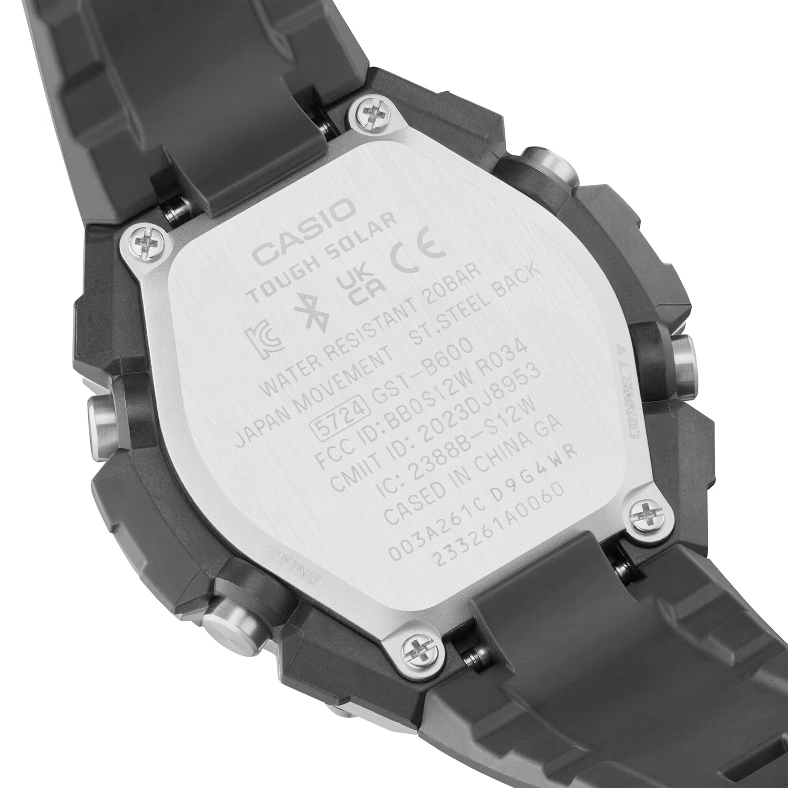 Reloj G-SHOCK GST-B600A-1A6 Resina/Acero Hombre Plateado