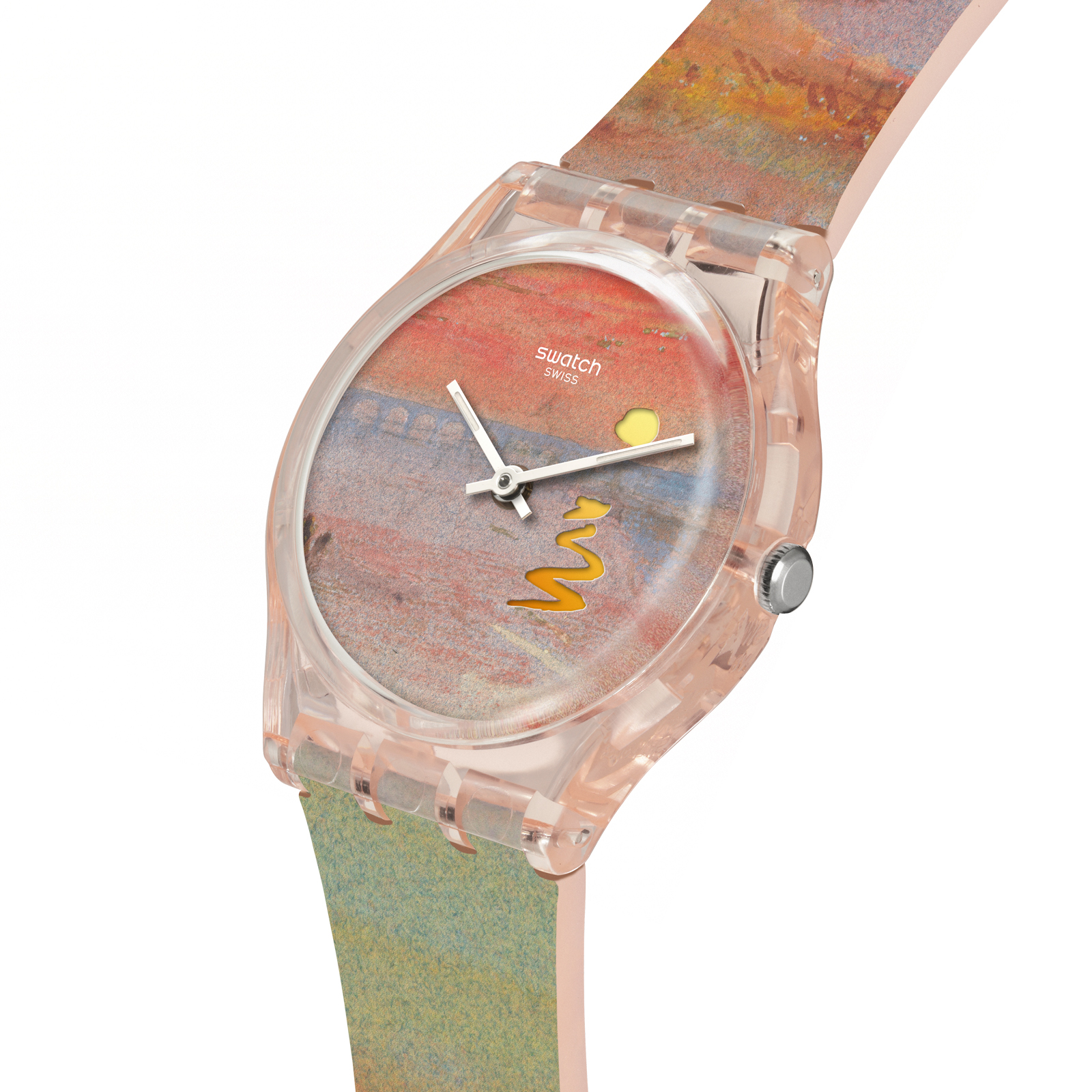 Reloj SWATCH TURNER’S SCARLET SUNSET SO28Z700 Rosado