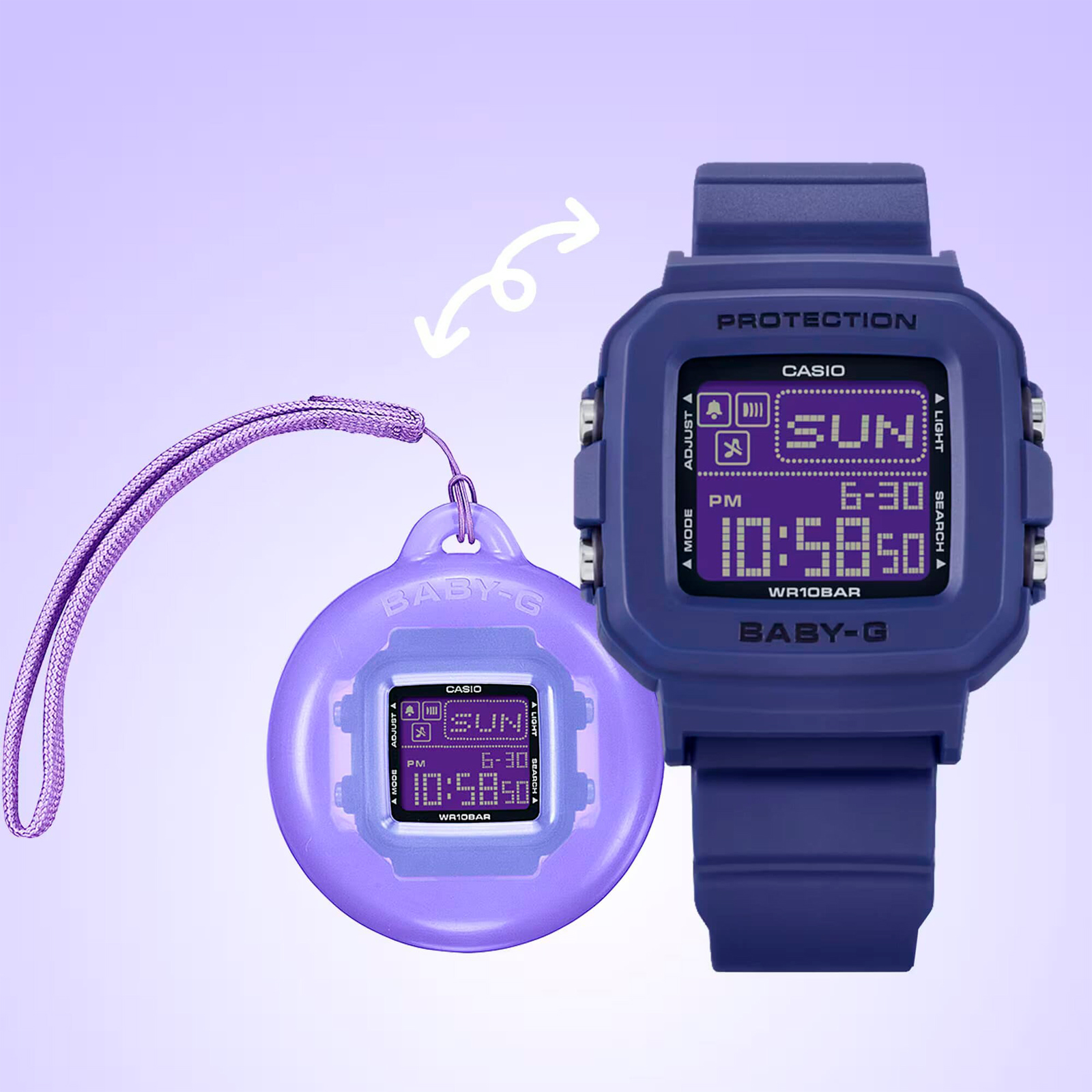 Reloj BABY-G BGD-10K-2D Resina Mujer Azul