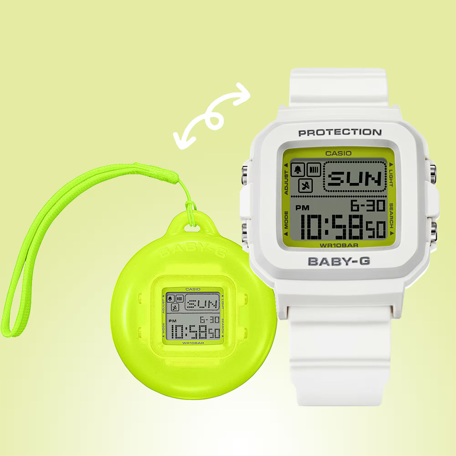 Reloj BABY-G BGD-10K-7D Resina Mujer Blanco