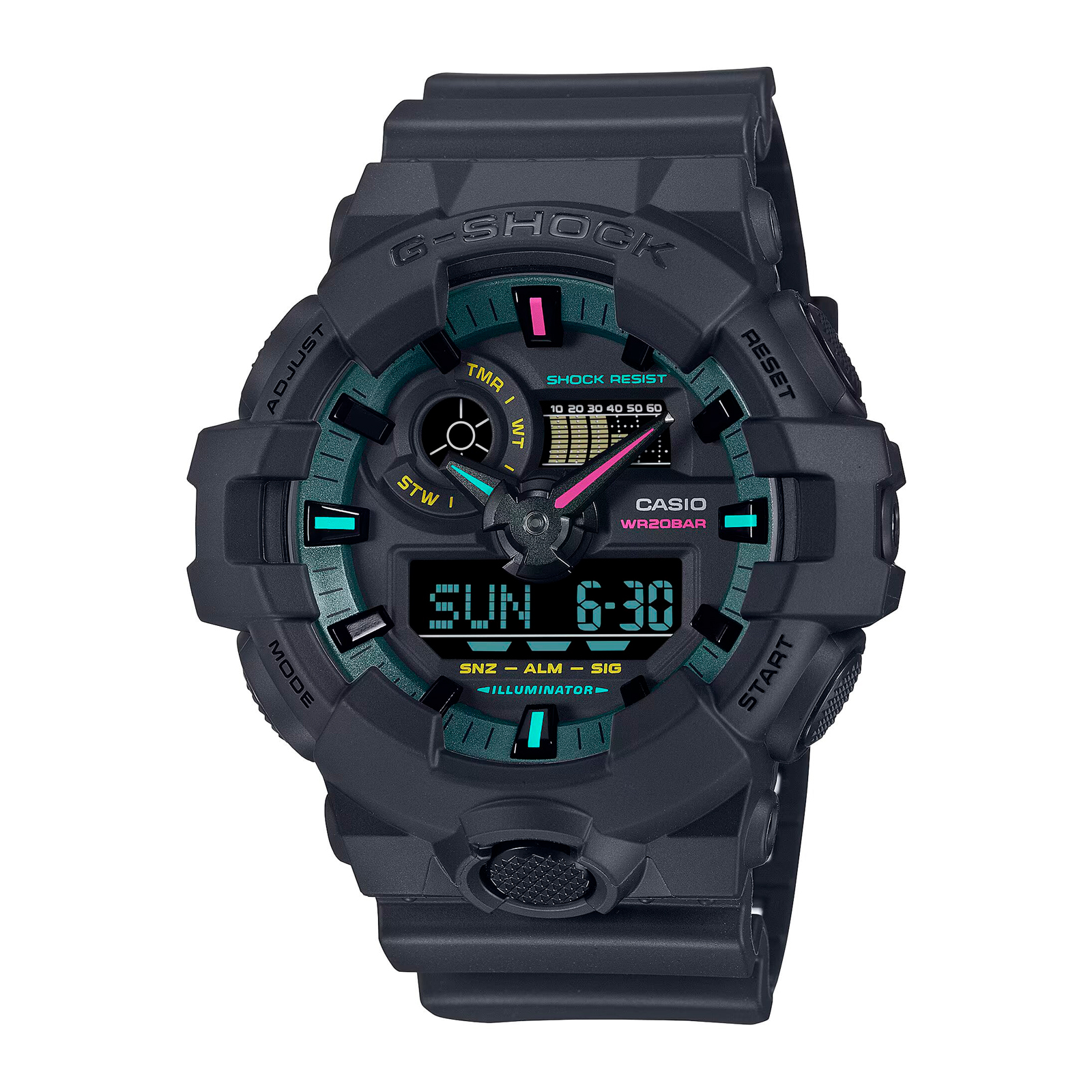 Reloj G-SHOCK GA-700MF-1A Resina Hombre Negro