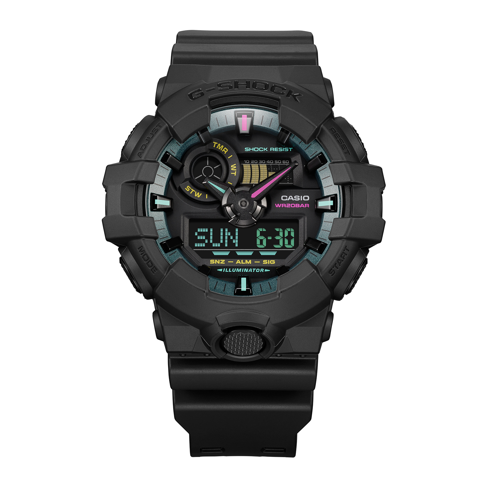 Reloj G-SHOCK GA-700MF-1A Resina Hombre Negro