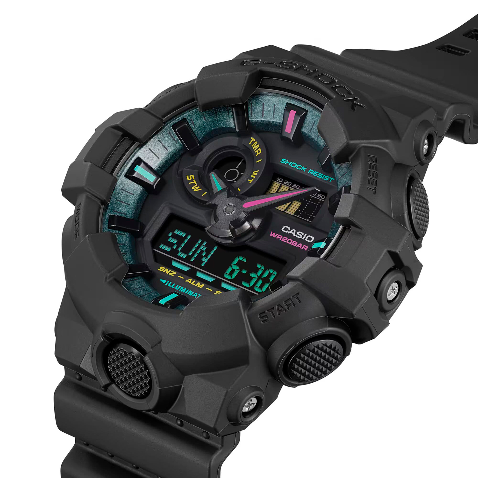 Reloj G-SHOCK GA-700MF-1A Resina Hombre Negro