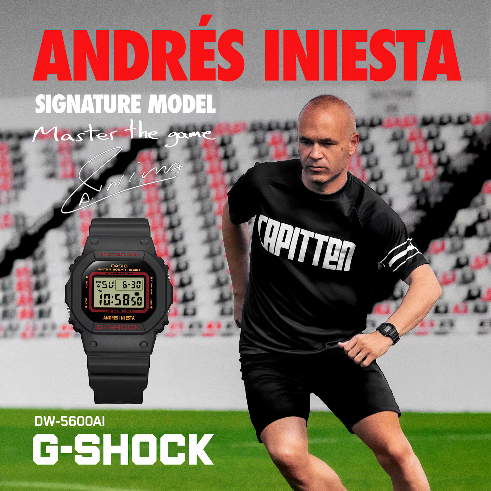 Reloj G-SHOCK DW-5600AI-1D Resina Hombre Negro