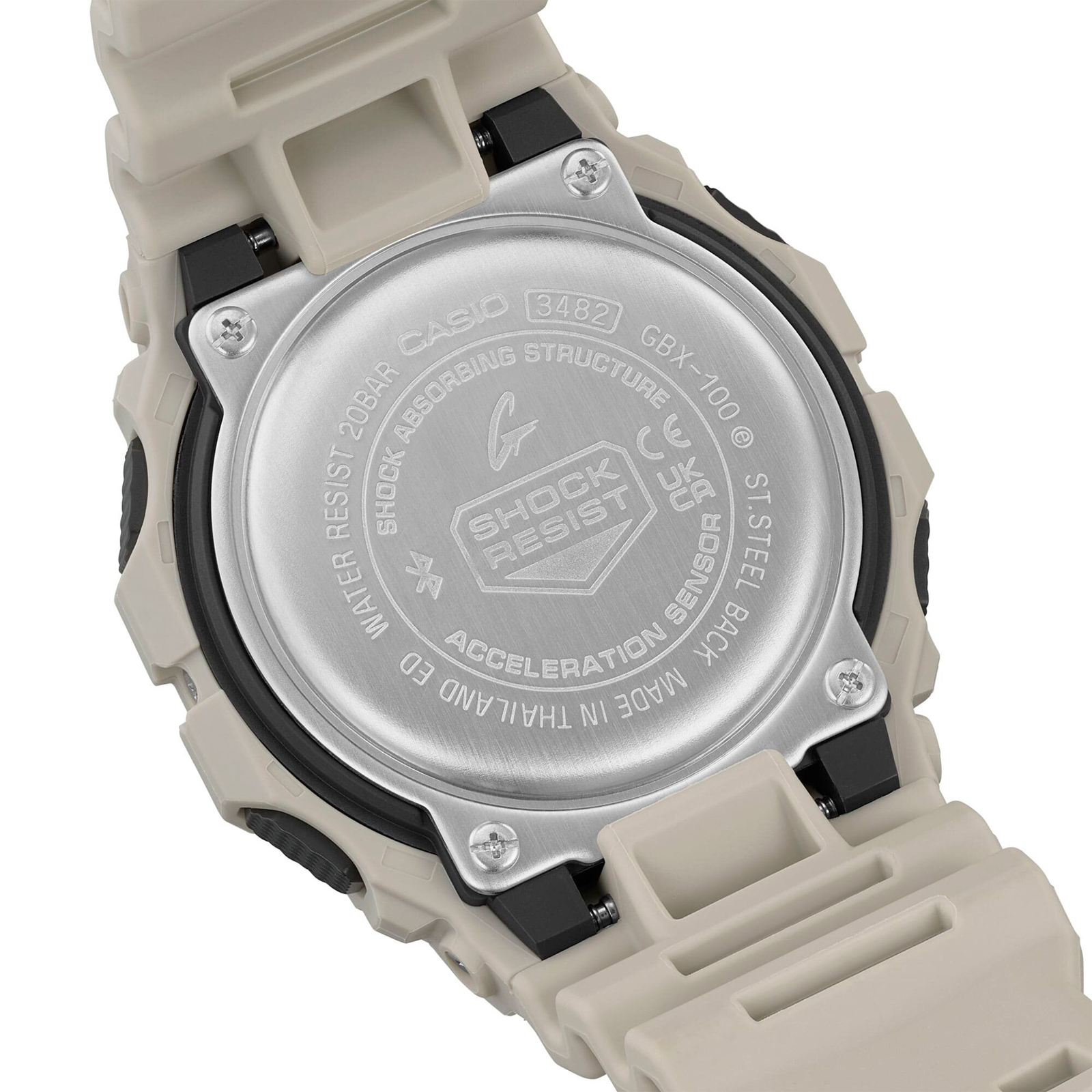 Reloj G-SHOCK GBX-100-8D Resina Hombre Gris