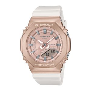 Reloj G-SHOCK GM-S2100CW-7A Resina/Acero Mujer Oro Rosa