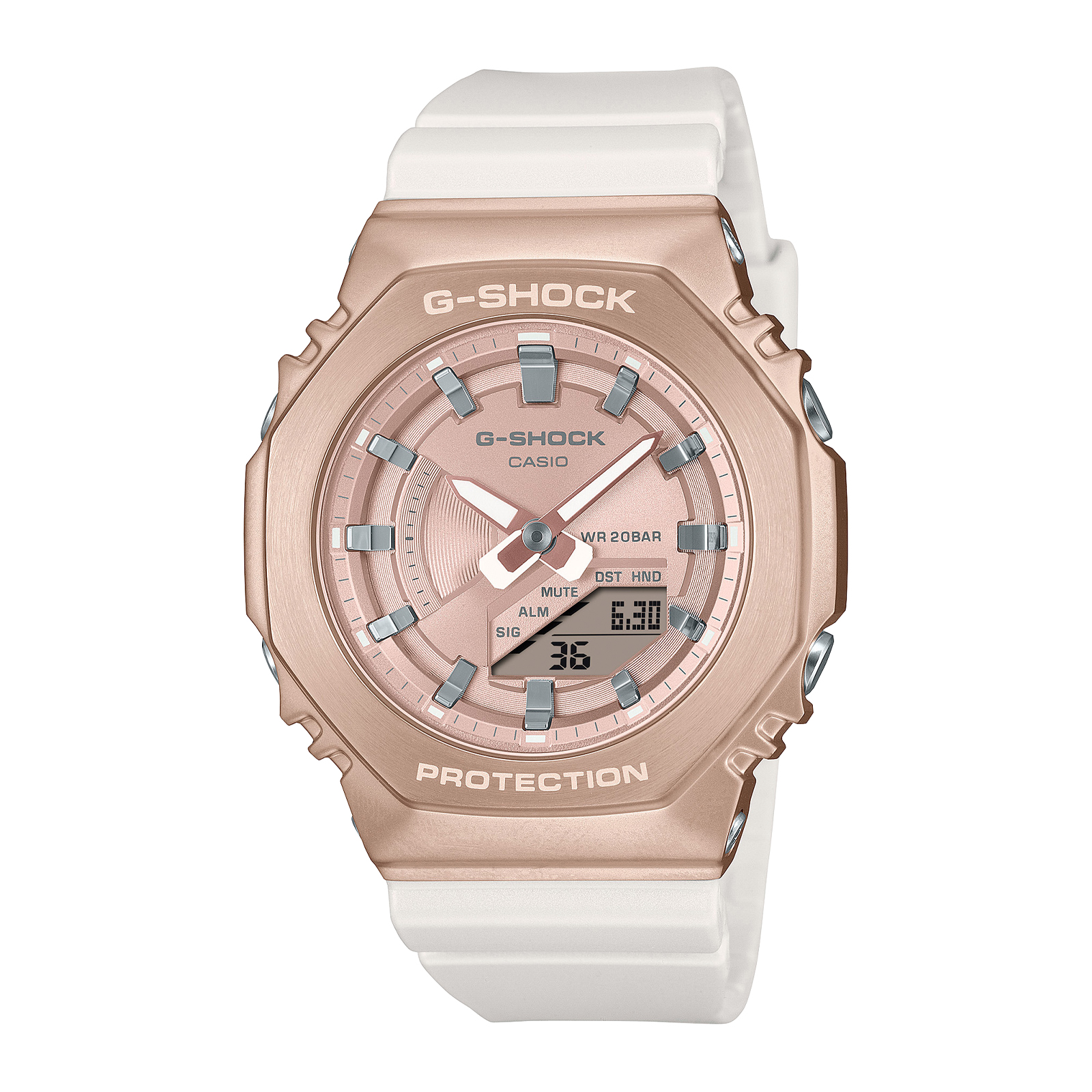 Reloj G-SHOCK GM-S2100CW-7A Resina/Acero Mujer Oro Rosa