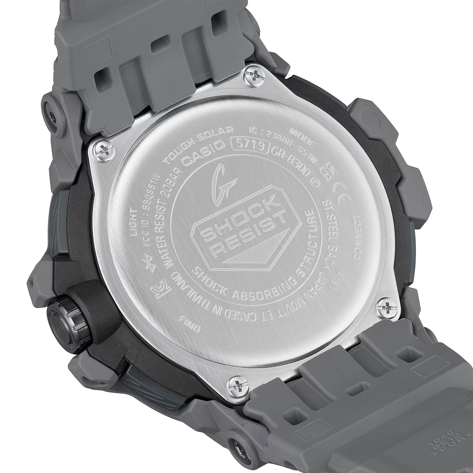 Reloj G-SHOCK GR-B300-8A2 Carbono/Resina Hombre Gris