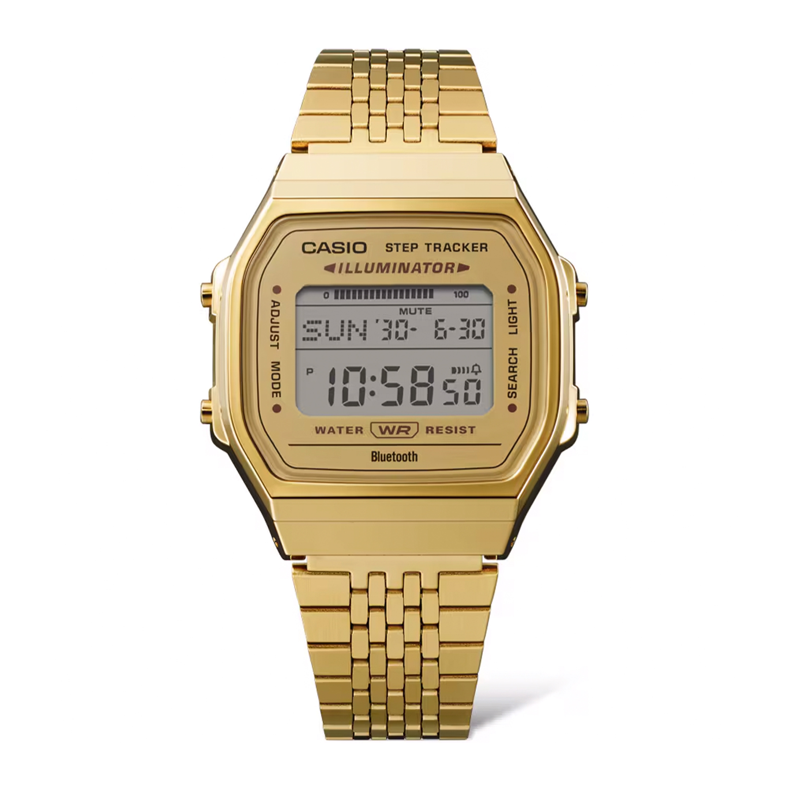 Reloj CASIO ABL-100WEG-9A Resina/Cromado Juvenil Dorado