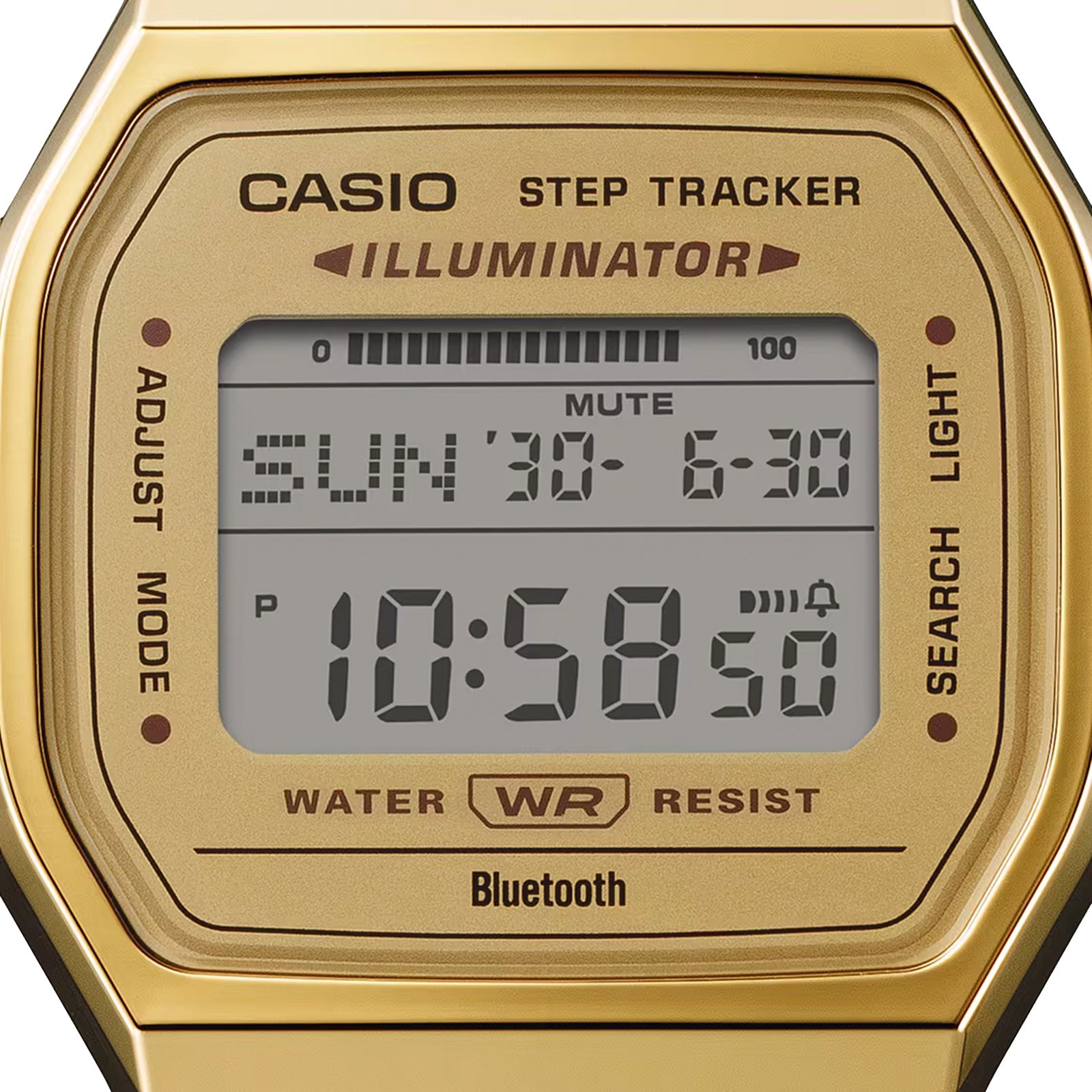 Reloj CASIO ABL-100WEG-9A Resina/Cromado Juvenil Dorado