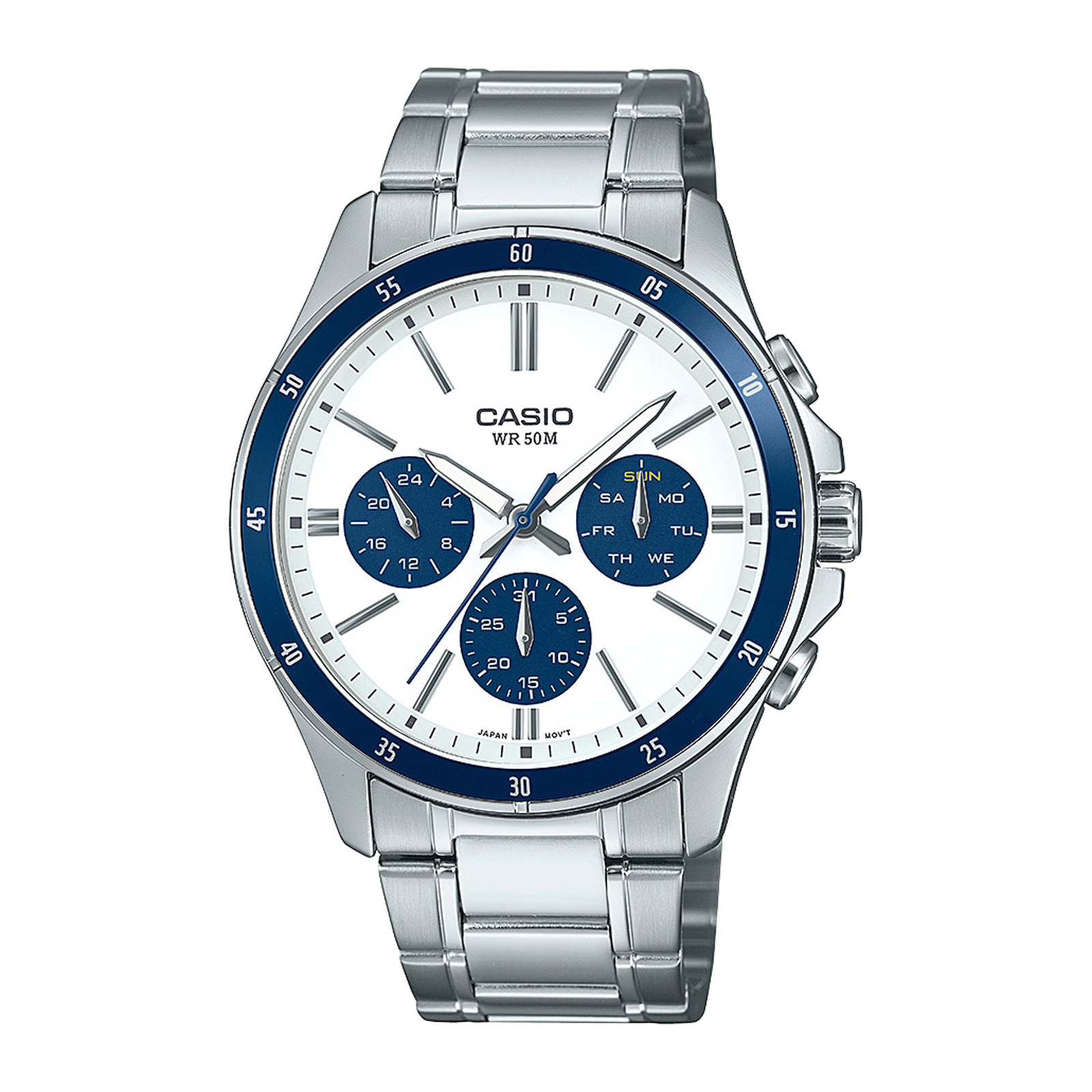 Reloj CASIO MTP-1374D-7A2 Acero Hombre Plateado