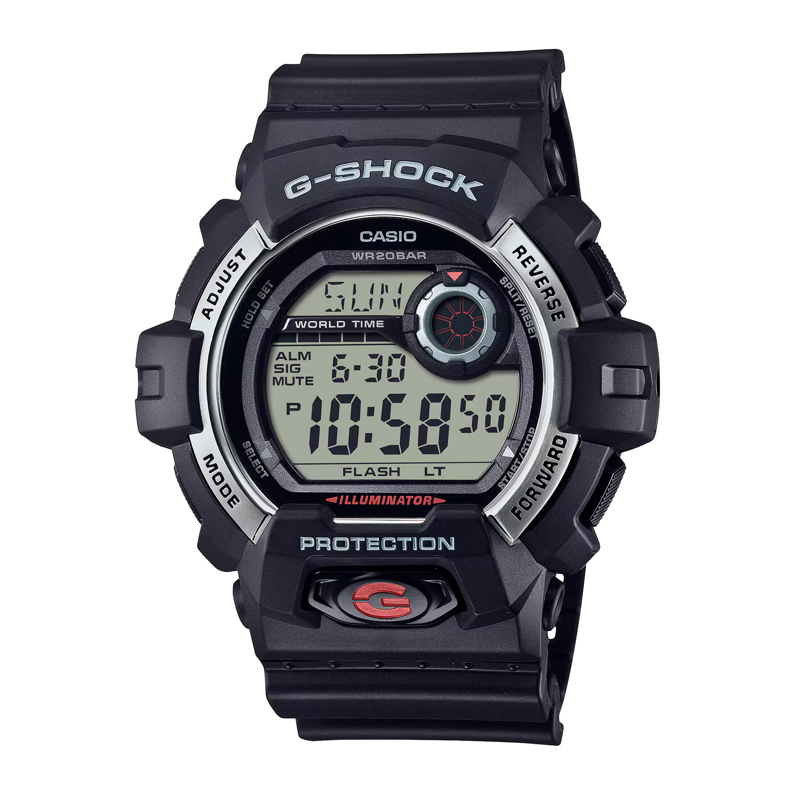 Reloj G-SHOCK G-8900S-1D Resina/Acero Hombre Negro