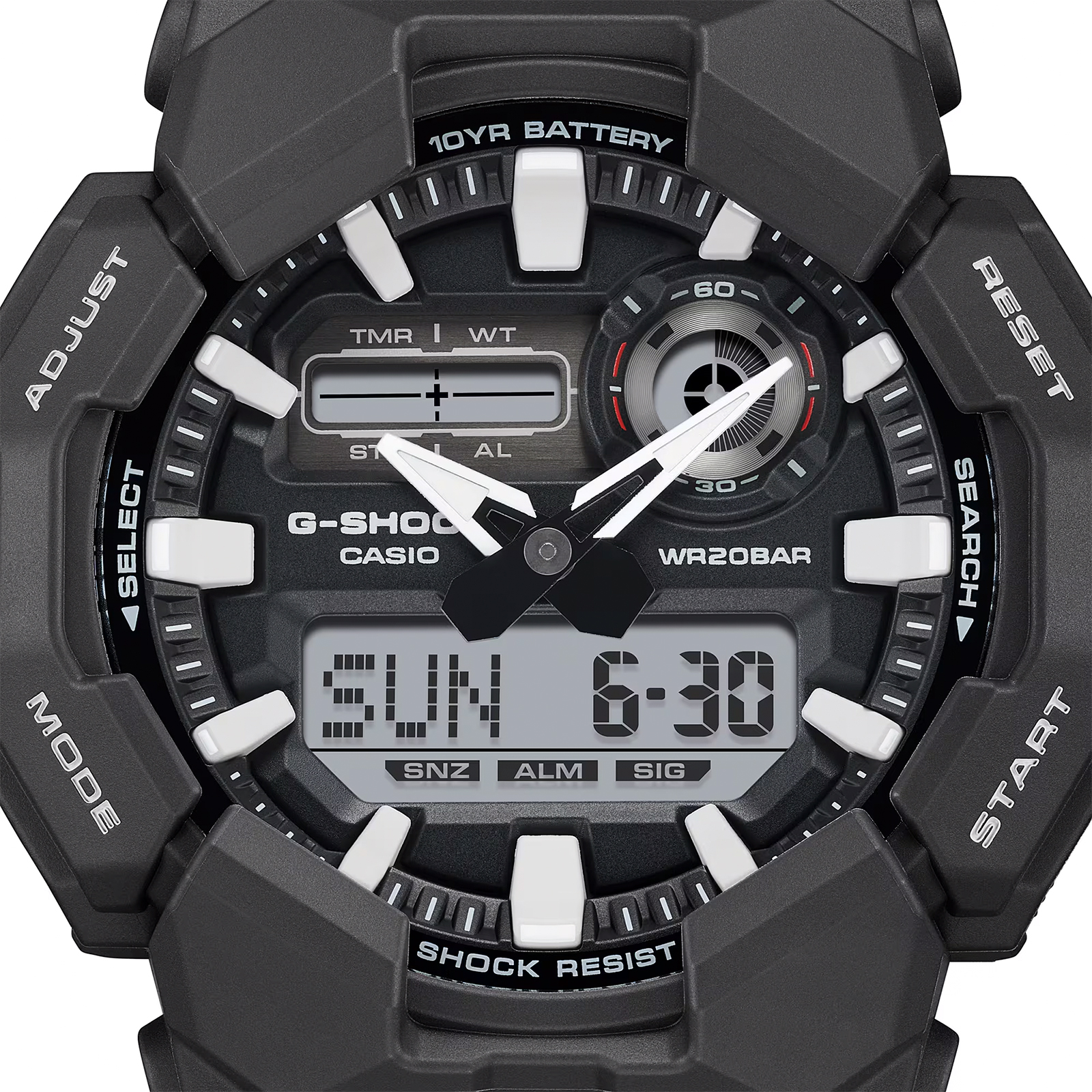 Reloj G-SHOCK GA-010-1A Carbono/Resina Hombre Negro