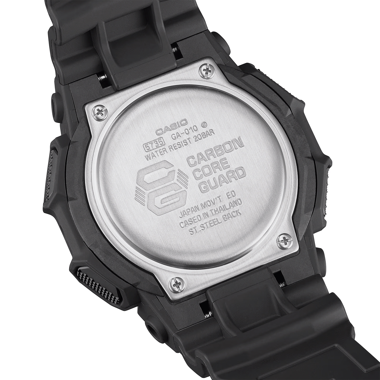 Reloj G-SHOCK GA-010-1A Carbono/Resina Hombre Negro