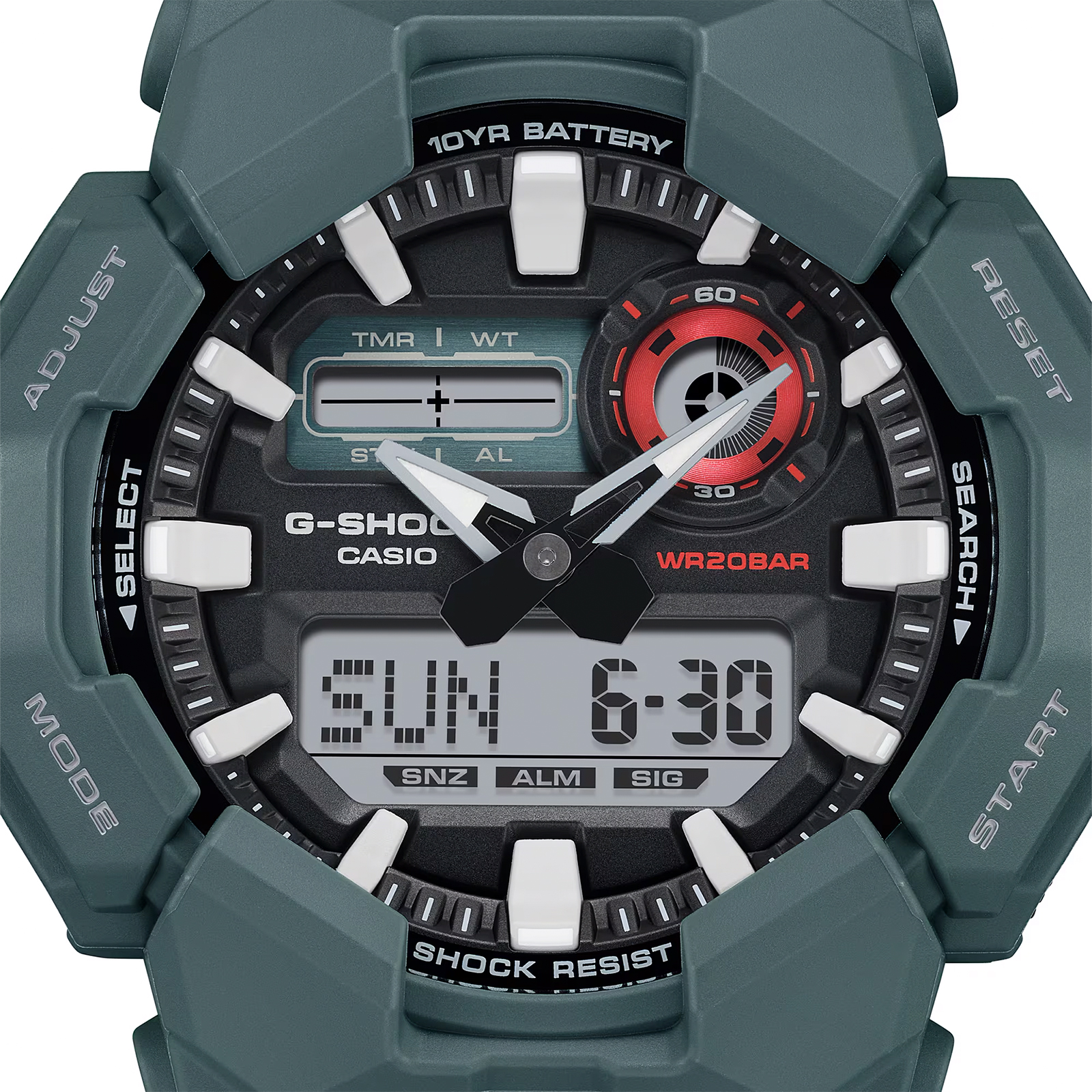 Reloj G-SHOCK GA-010-2A Carbono/Resina Hombre Azul