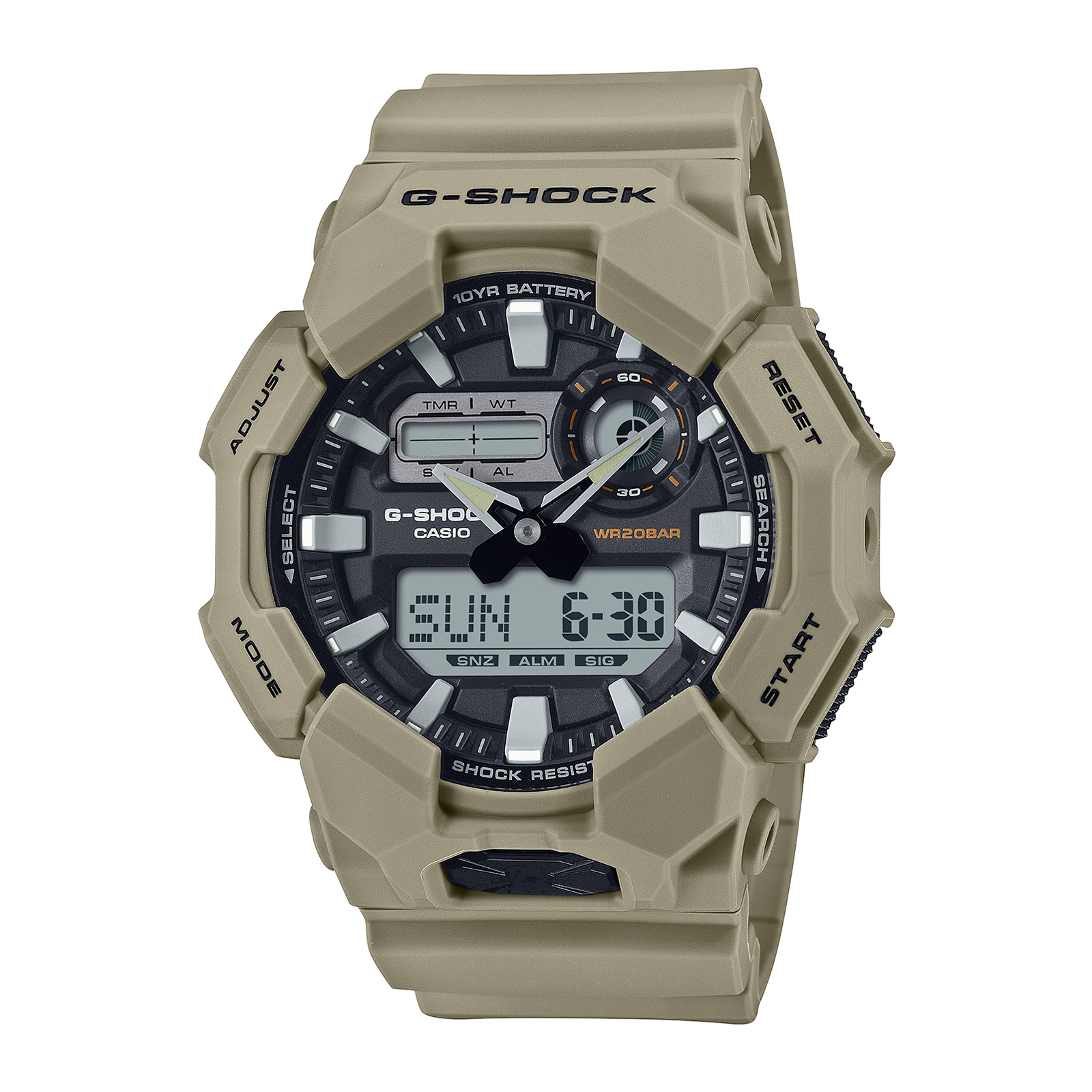 Reloj G-SHOCK GA-010-5A Carbono/Resina Hombre Marron