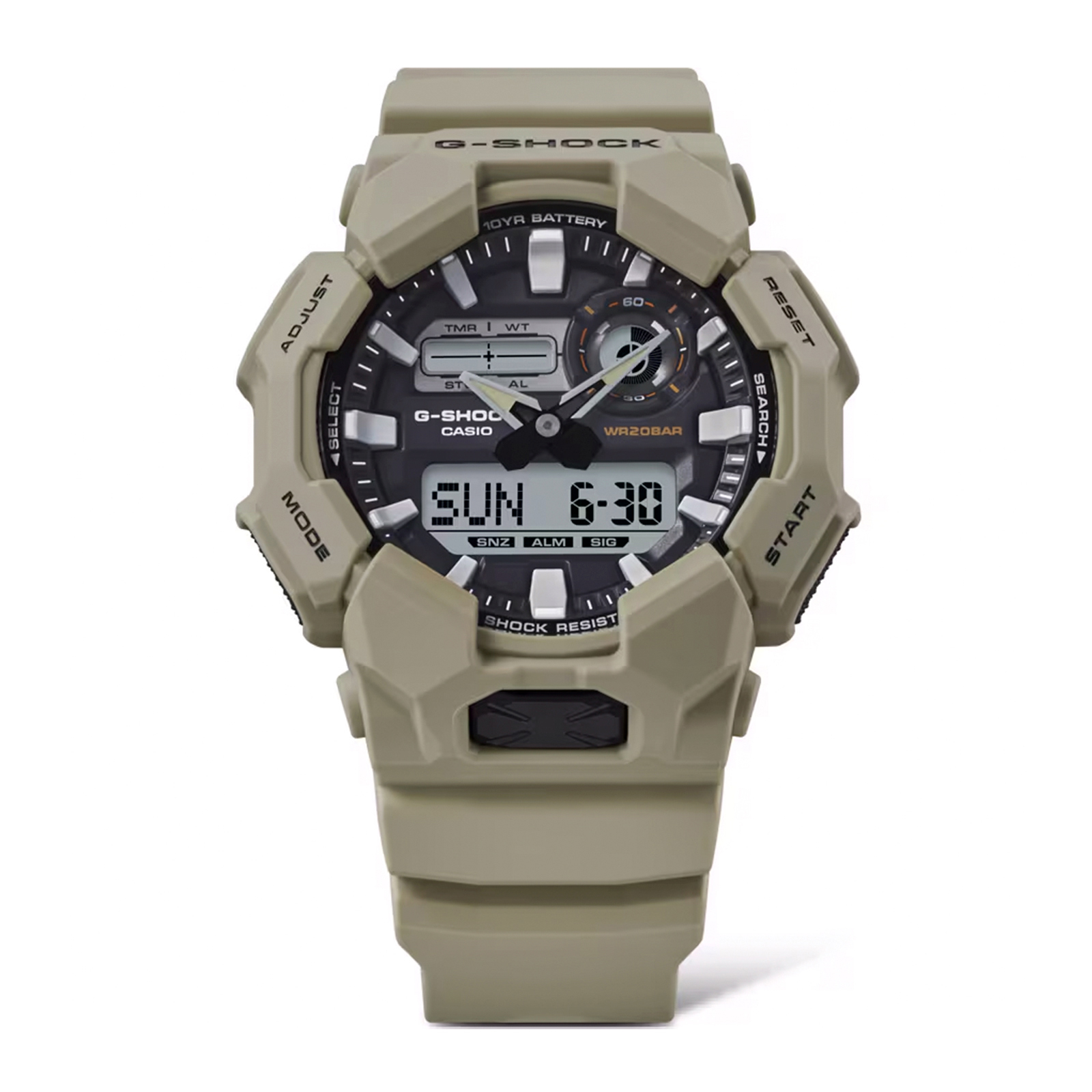 Reloj G-SHOCK GA-010-5A Carbono/Resina Hombre Marron