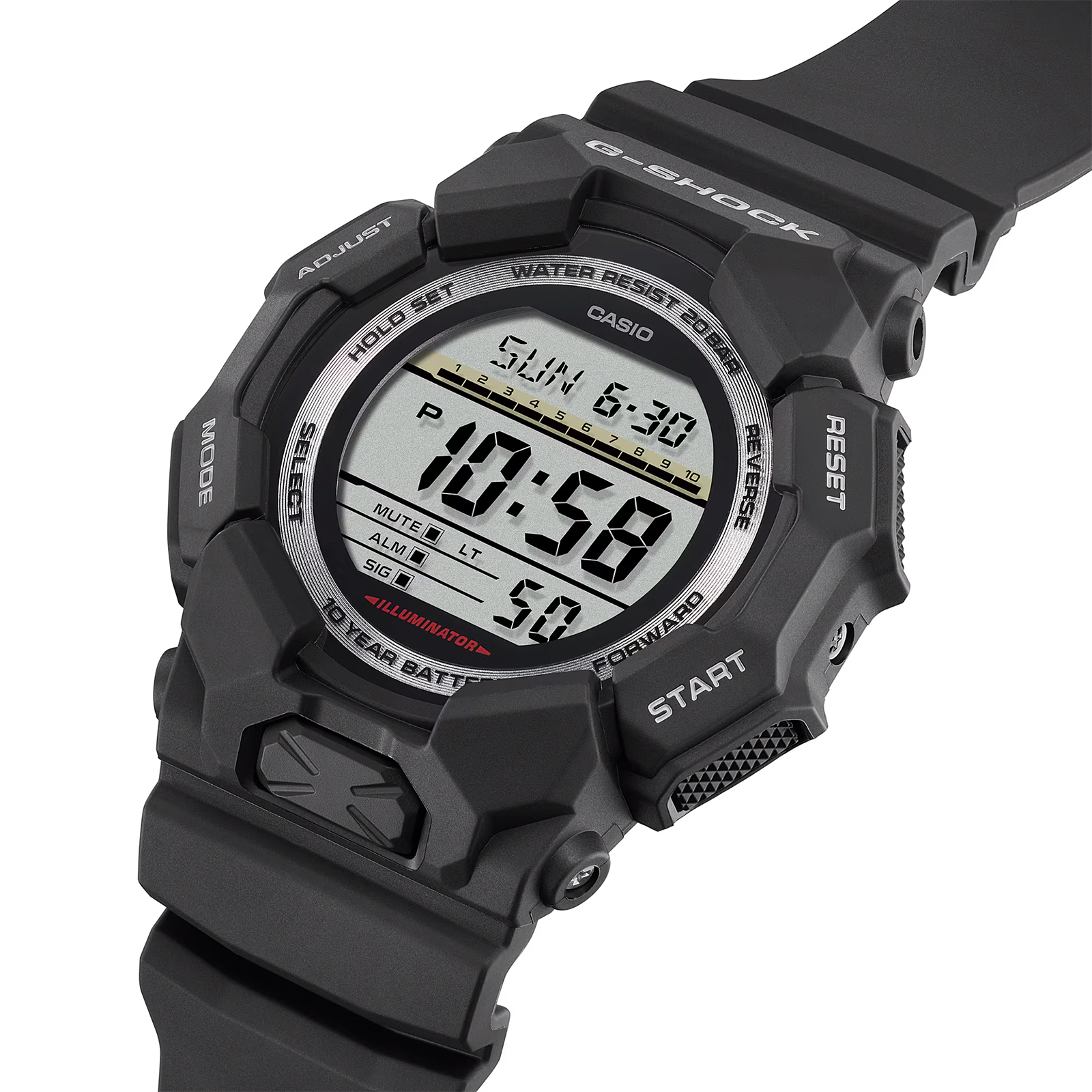 Reloj G-SHOCK GD-010-1D Carbono/Resina Hombre Negro