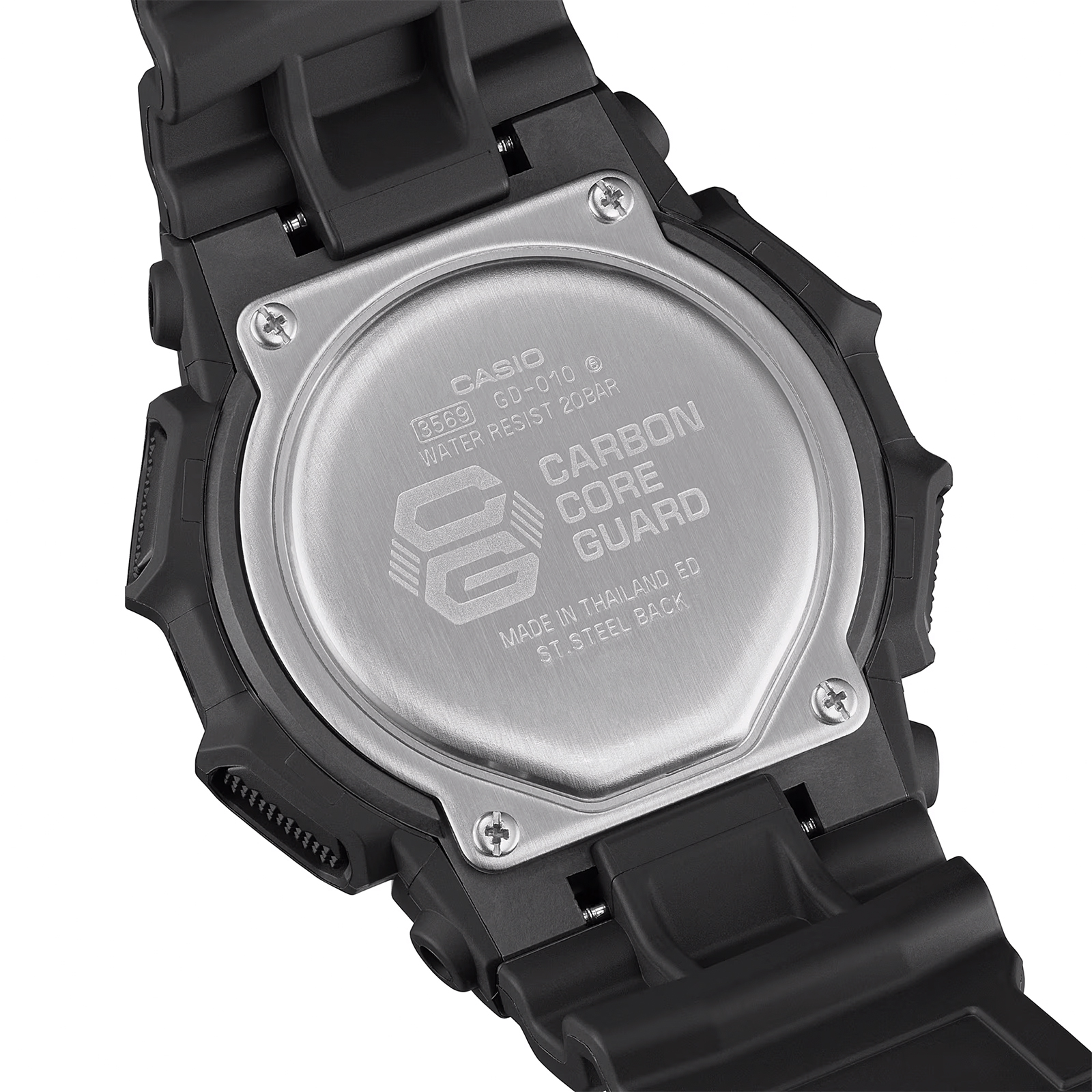 Reloj G-SHOCK GD-010-1D Carbono/Resina Hombre Negro