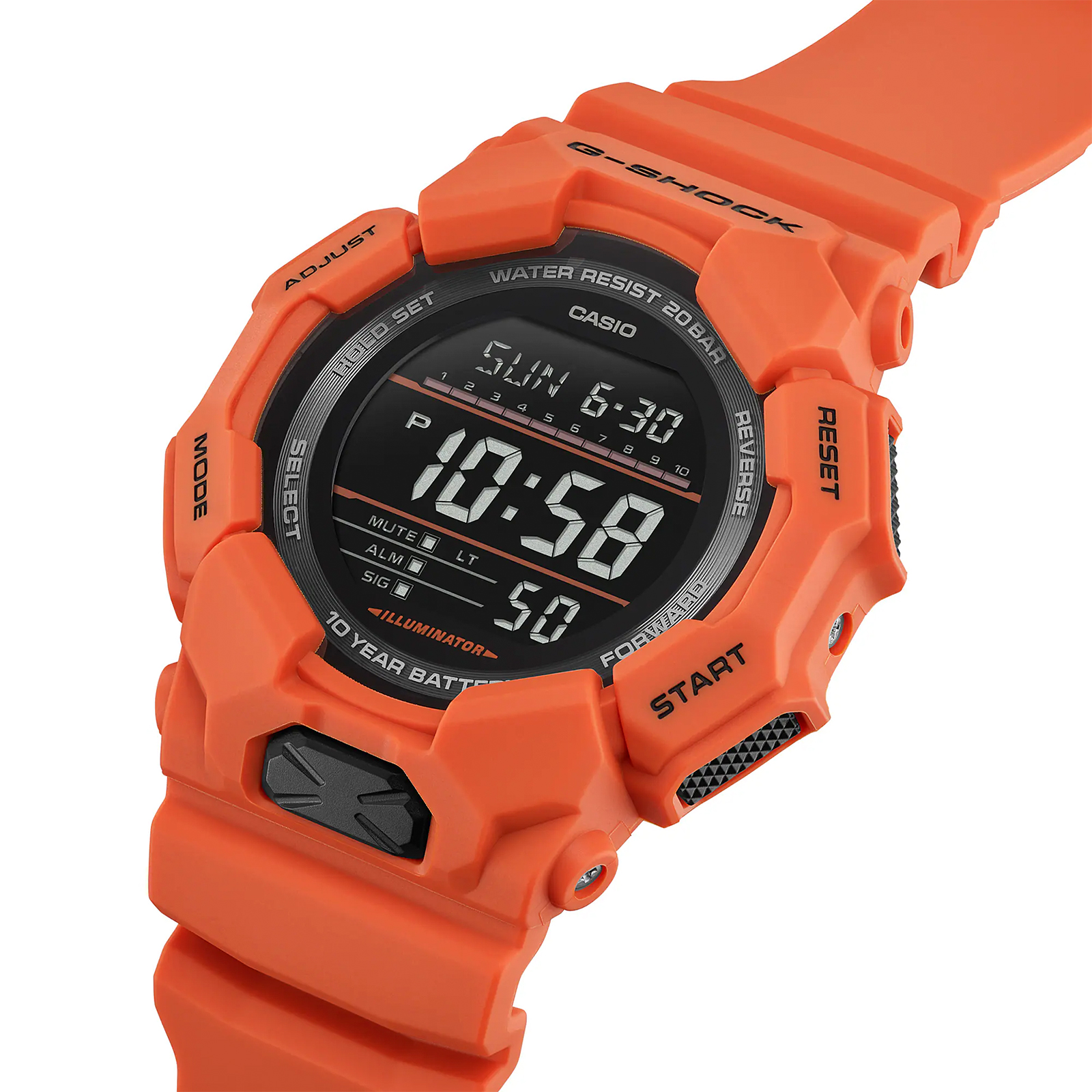 Reloj G-SHOCK GD-010-4D Carbono/Resina Hombre Naranja