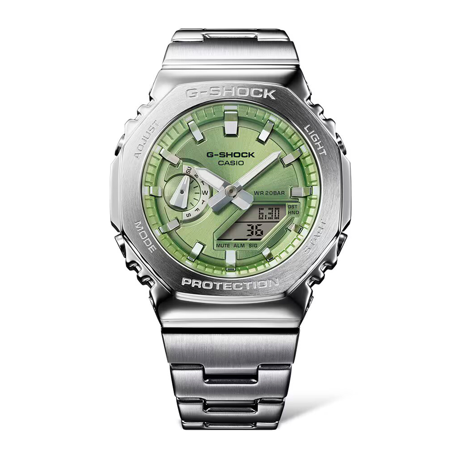 Reloj G-SHOCK GM-2110D-3A Resina/Acero Hombre Plateado