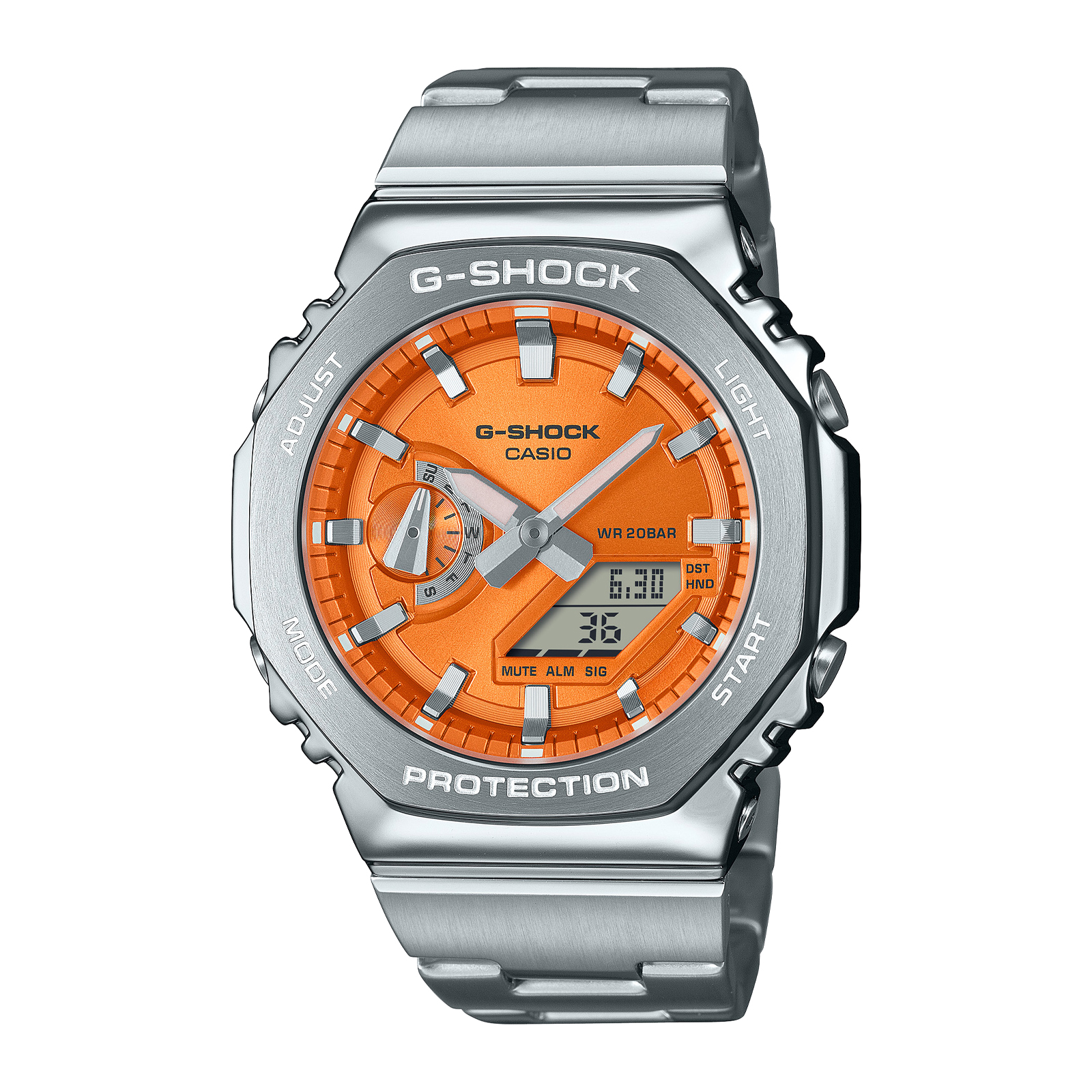 Reloj G-SHOCK GM-2110D-4A Resina/Acero Hombre Plateado