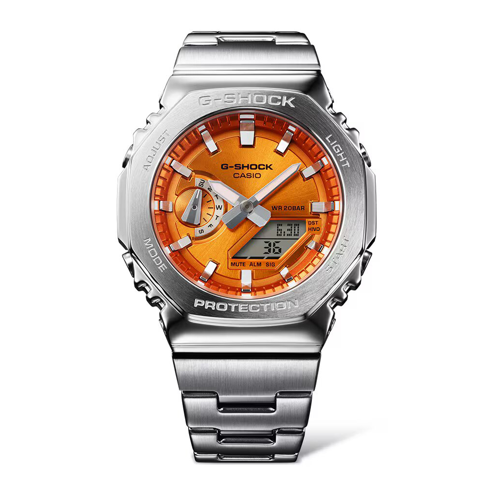 Reloj G-SHOCK GM-2110D-4A Resina/Acero Hombre Plateado