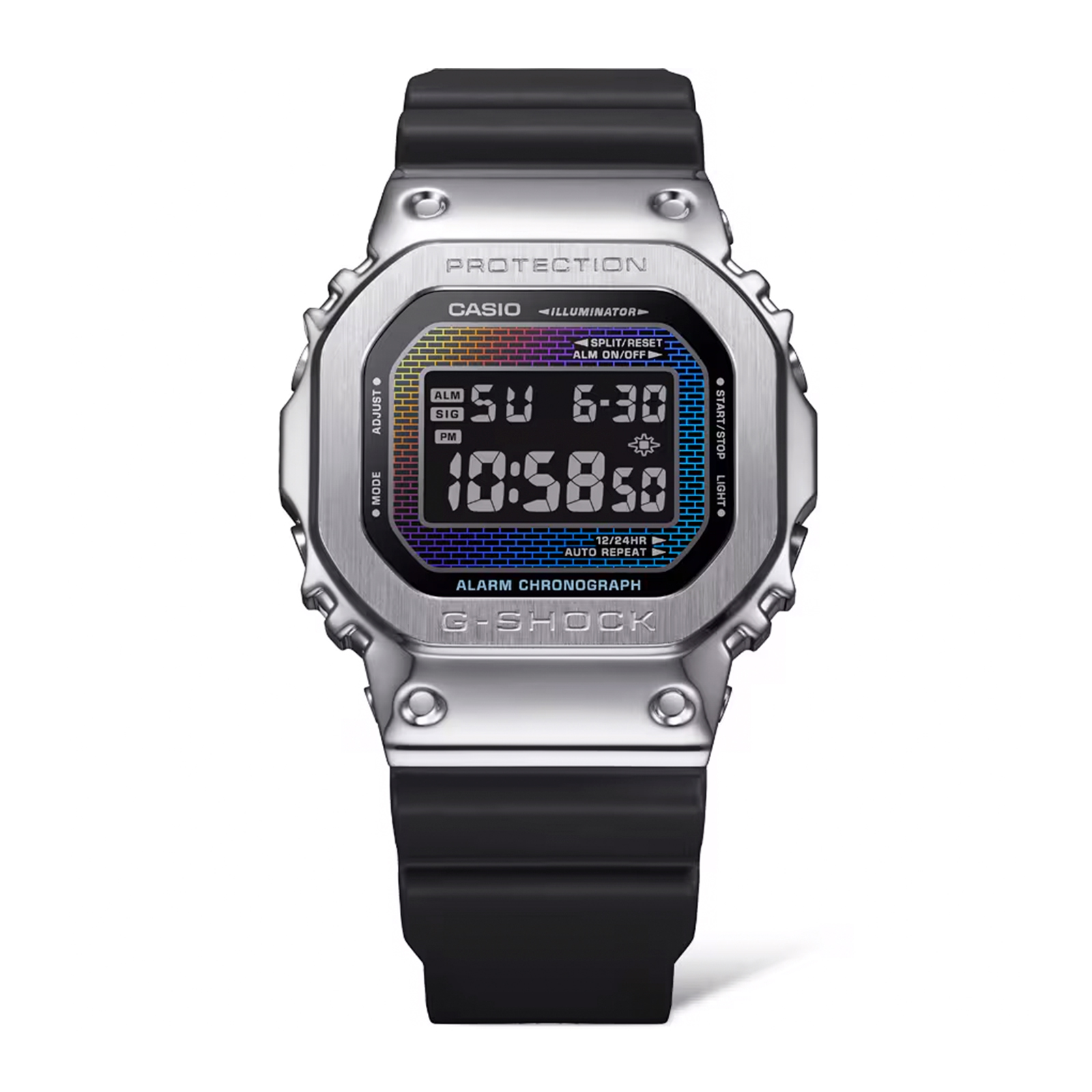 Reloj G-SHOCK GM-5600RW-1D Resina/Acero Hombre Plateado