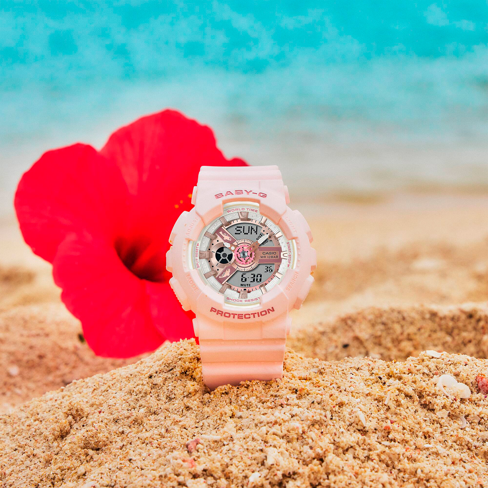 Reloj BABY-G BA-110AQ-4A Resina Mujer Rosado