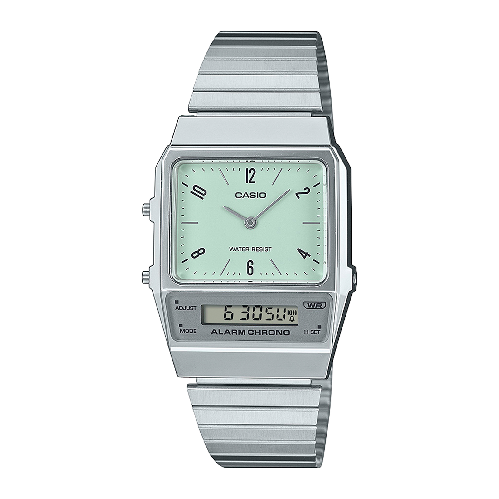 Reloj CASIO AQ-800E-3A Resina/Cromado Juvenil Plateado