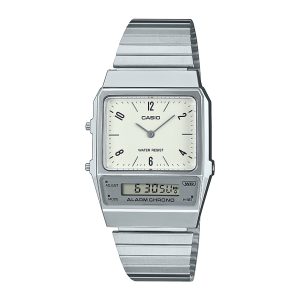 Reloj CASIO AQ-800E-7A2 Resina/Cromado Juvenil Plateado