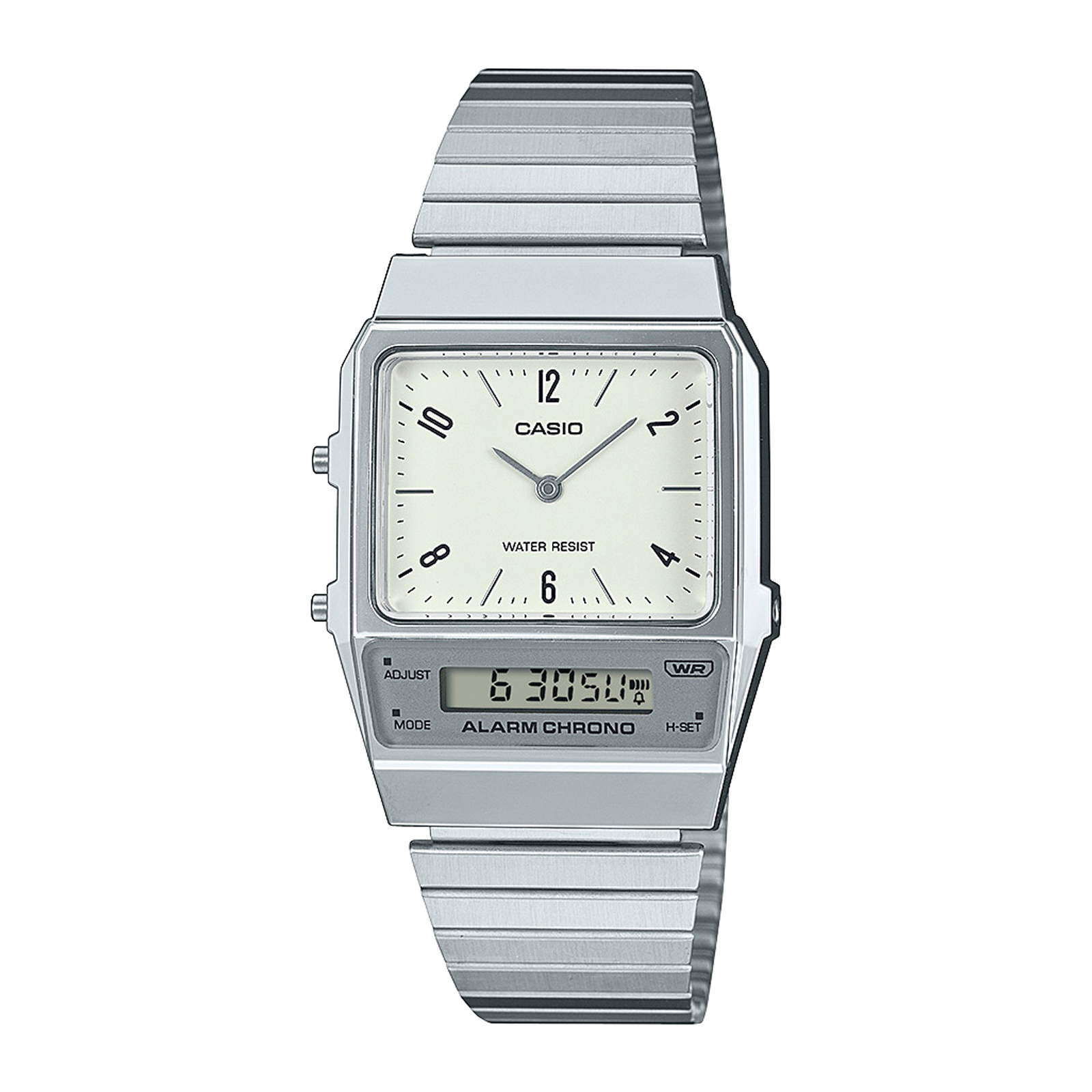 Reloj CASIO AQ-800E-7A2 Resina/Cromado Juvenil Plateado