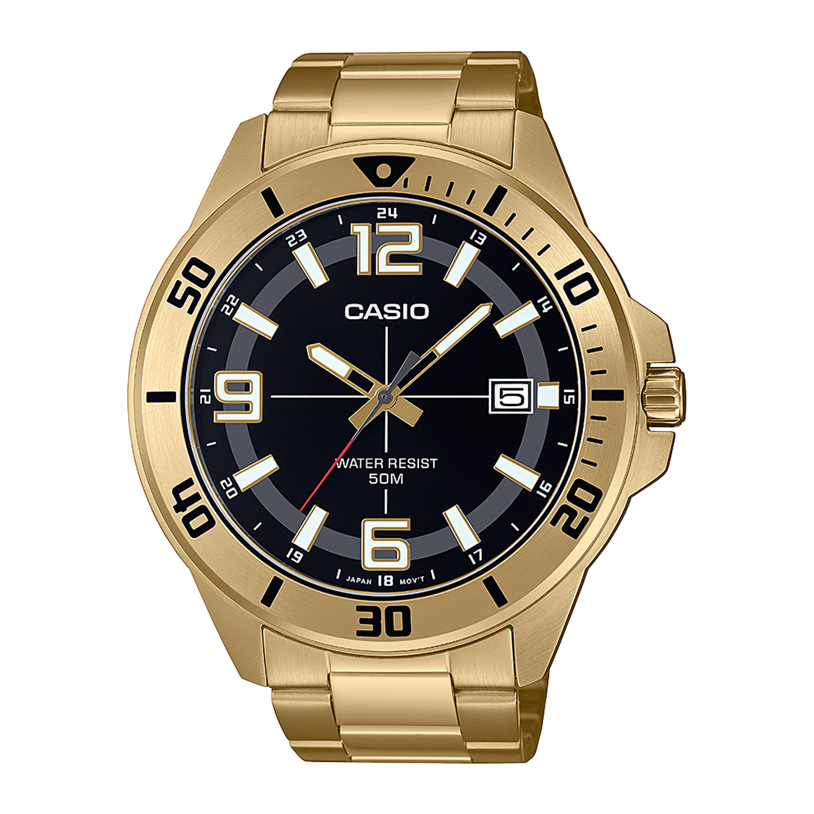 Reloj CASIO MTC-100G-1B Acero Hombre Dorado