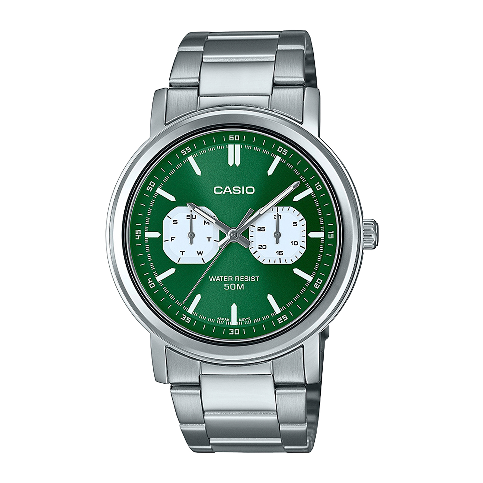 Reloj CASIO MTP-E335D-3E Acero Hombre Plateado