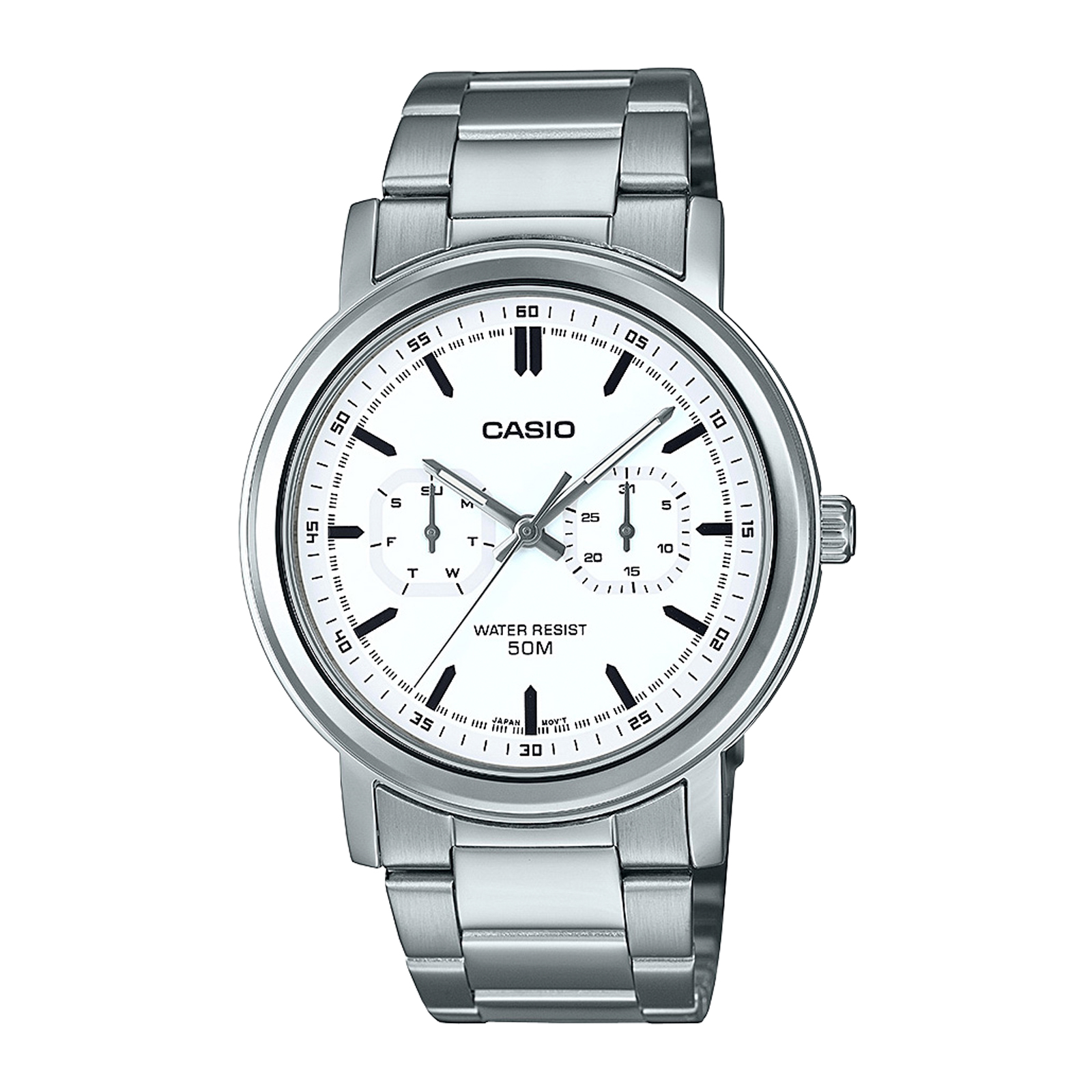 Reloj CASIO MTP-E335D-7E Acero Hombre Plateado