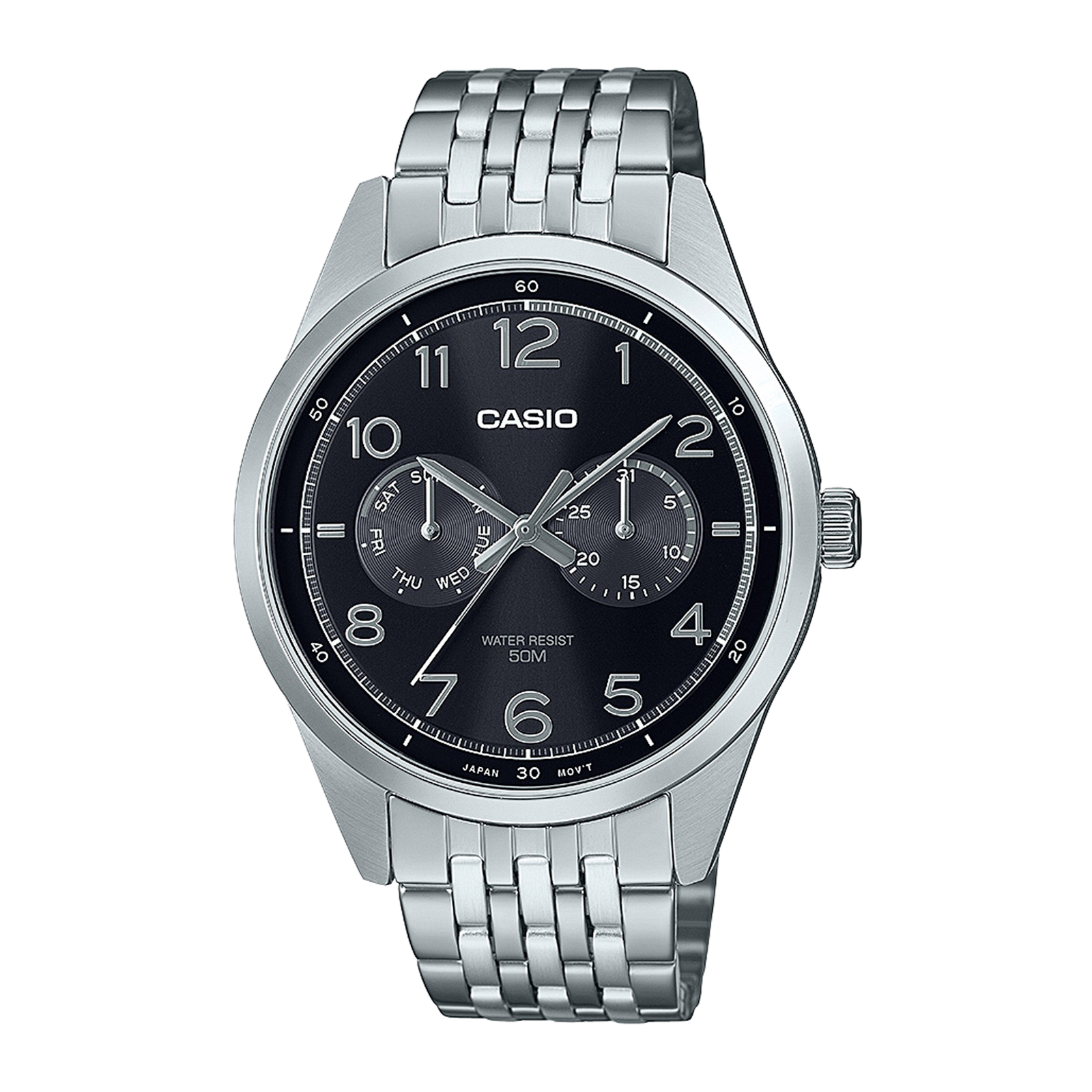 Reloj CASIO MTP-E340D-1A Acero Hombre Negro