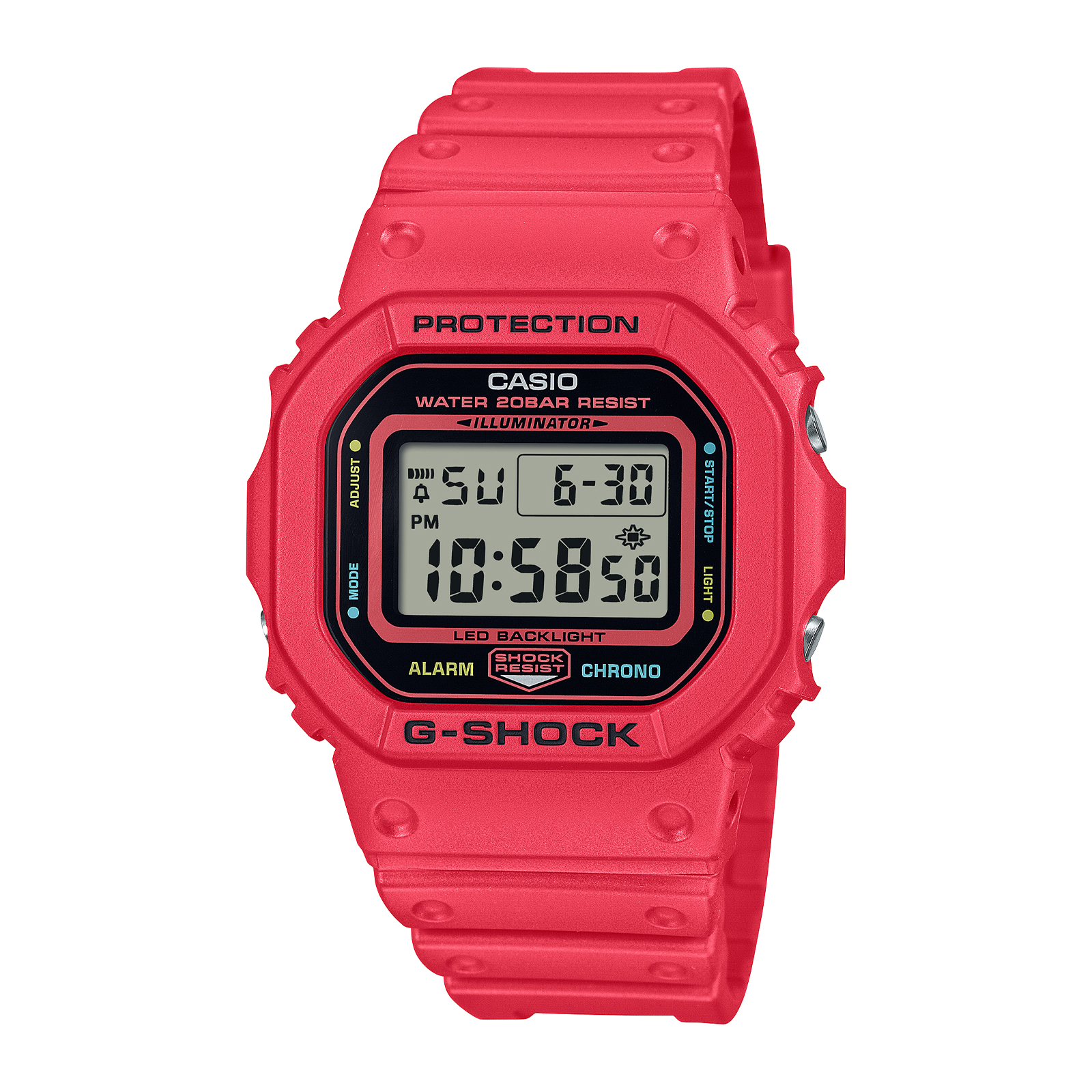 Reloj G-SHOCK DW-5600EP-4D Resina Hombre Rojo