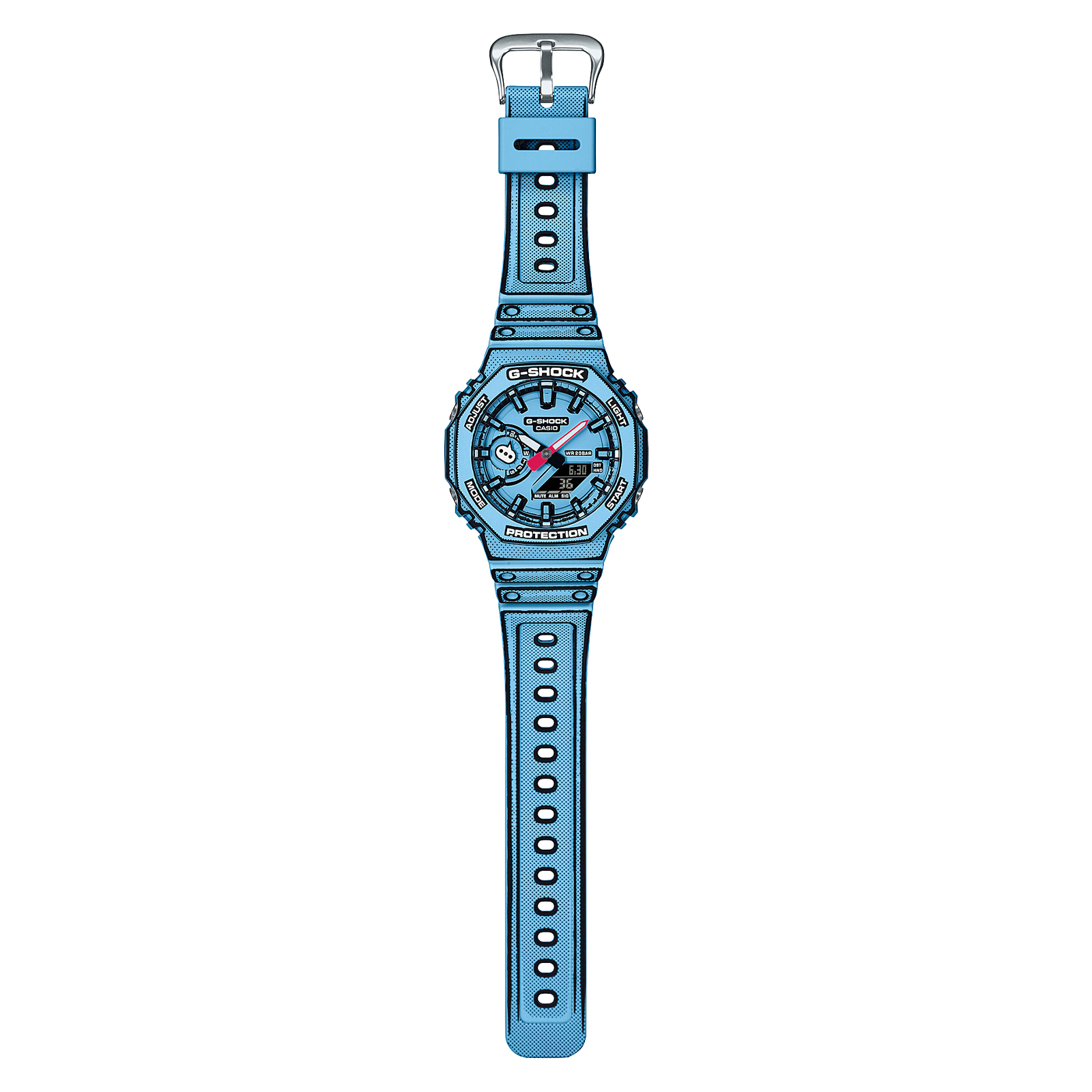 Reloj G-SHOCK GA-2100MNG-2A Resina Hombre Azul